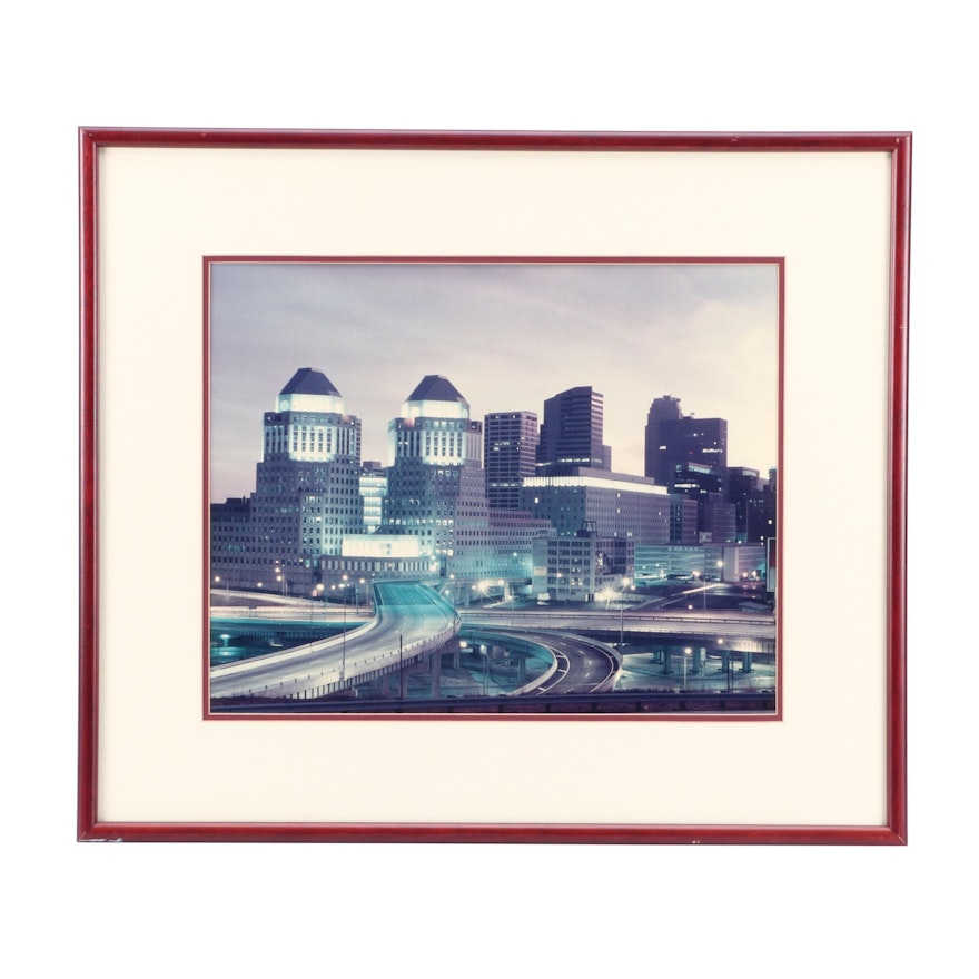 Color Photograph of Cincinnati Skyline