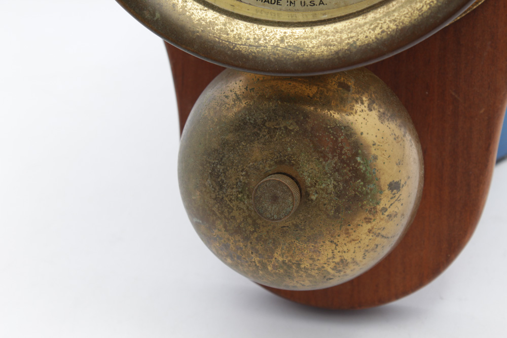 1930s Seth Thomas Monitor Model External Bell Ship's Clock