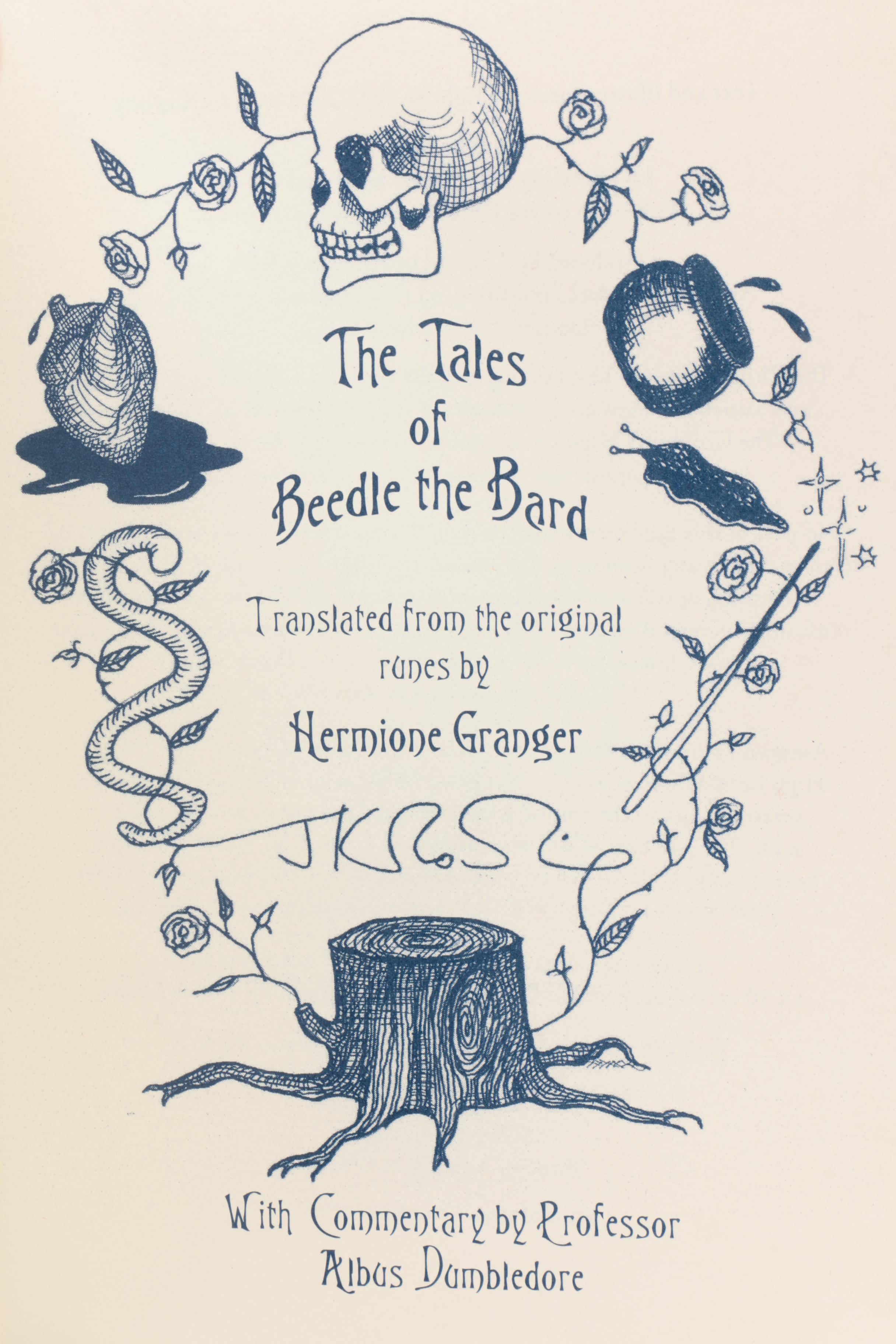 2008 Collector's First Edition "The Tales of Beedle the Bard" by J.K. Rowling