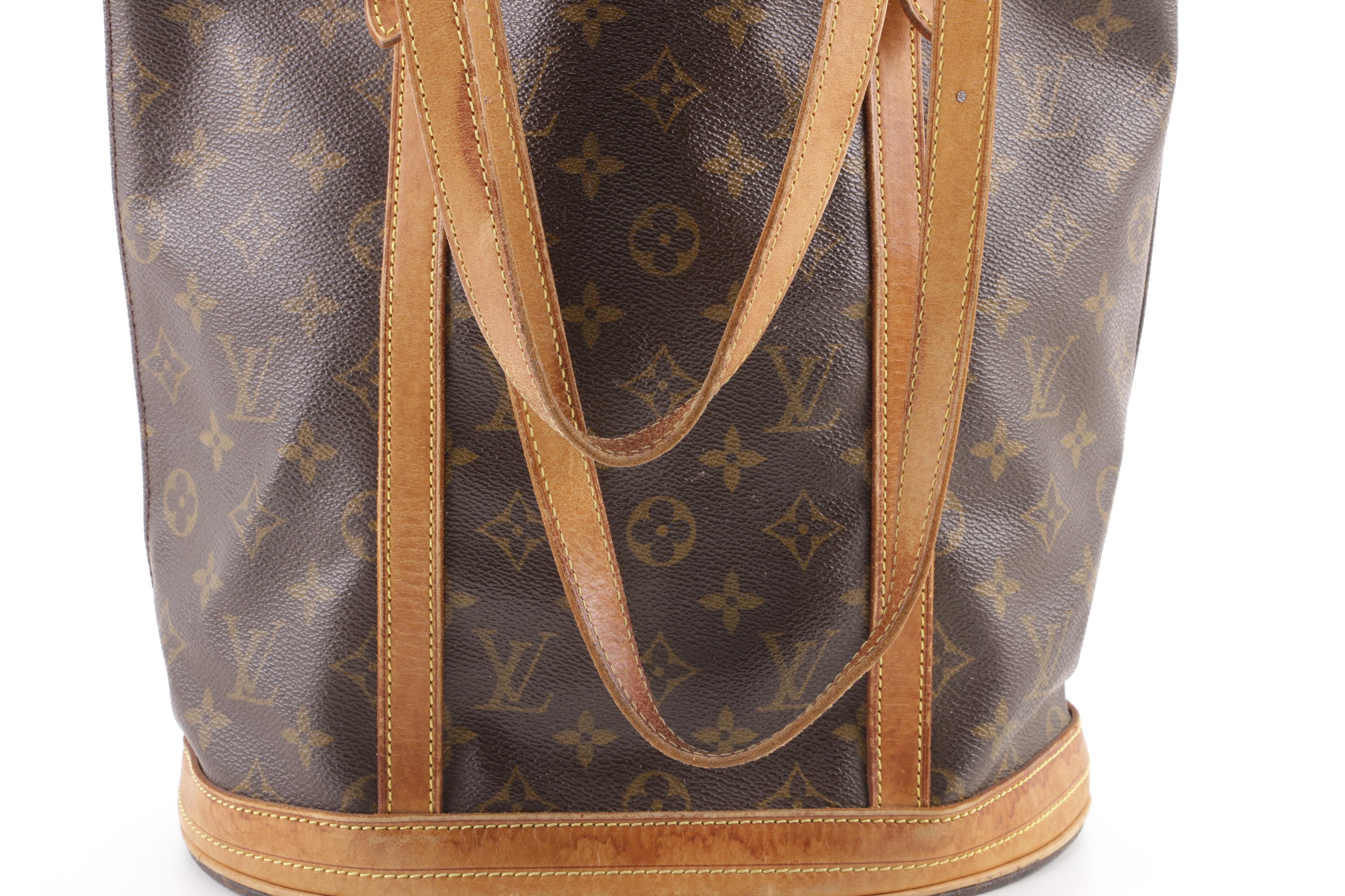 1998 Louis Vuitton Paris Monogram Canvas Bucket Bag