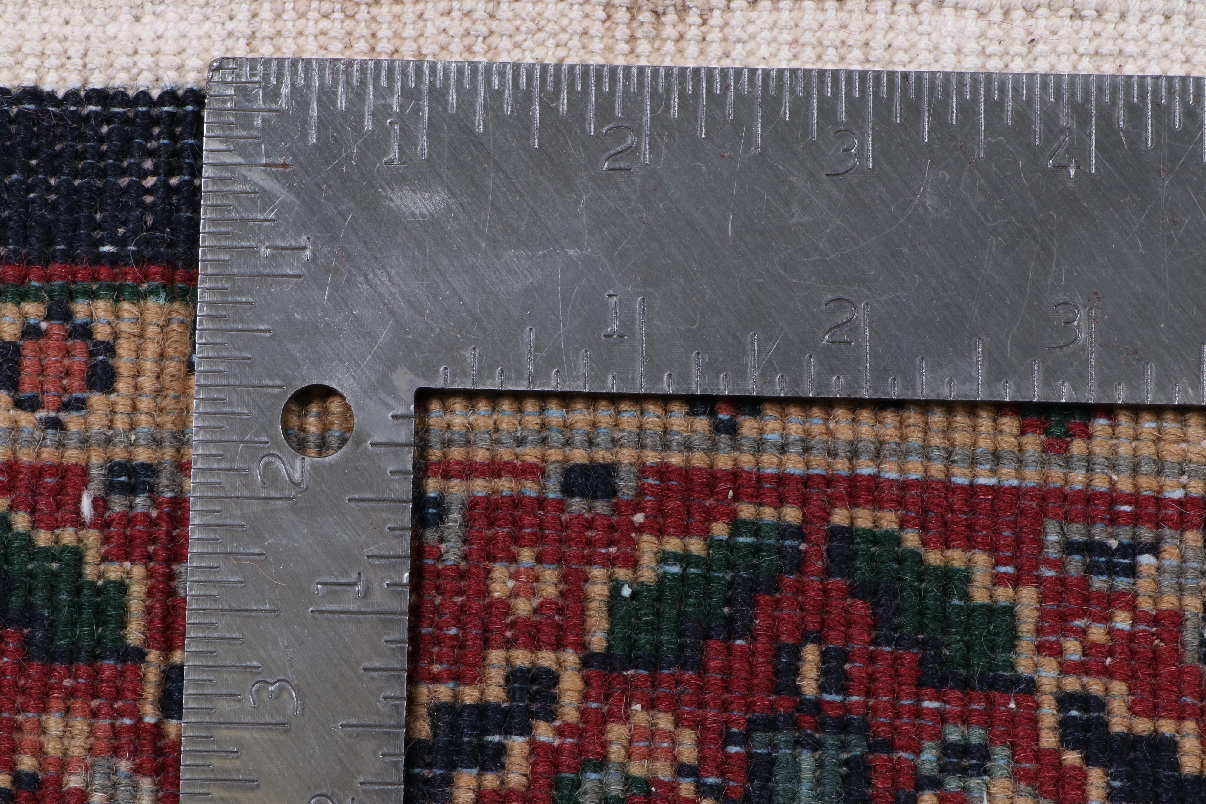 Hand-Knotted Indo-Persian Wool Runner