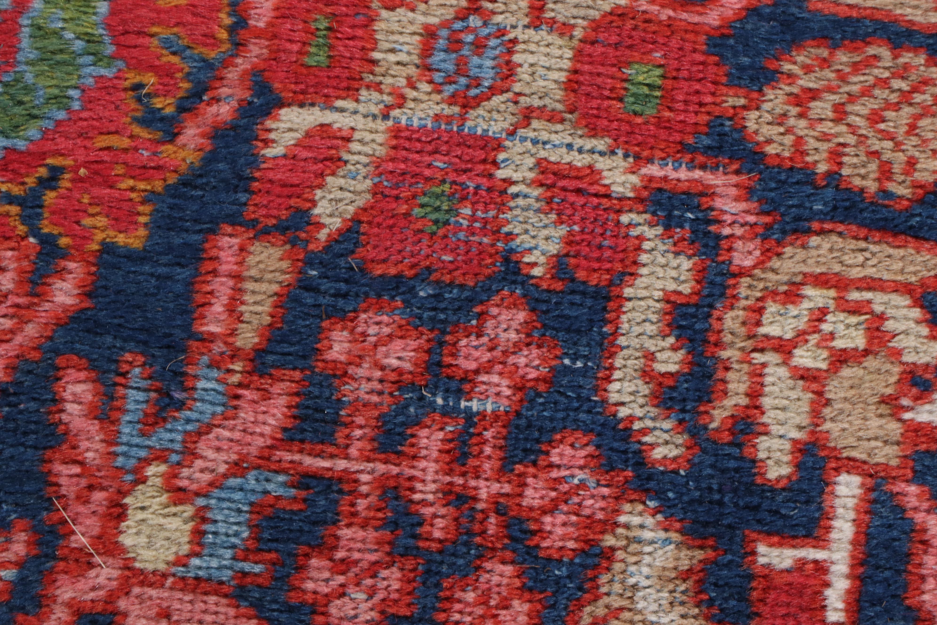 Hand-Knotted Persian Kurdish Bijar Wool Palace Sized Runner