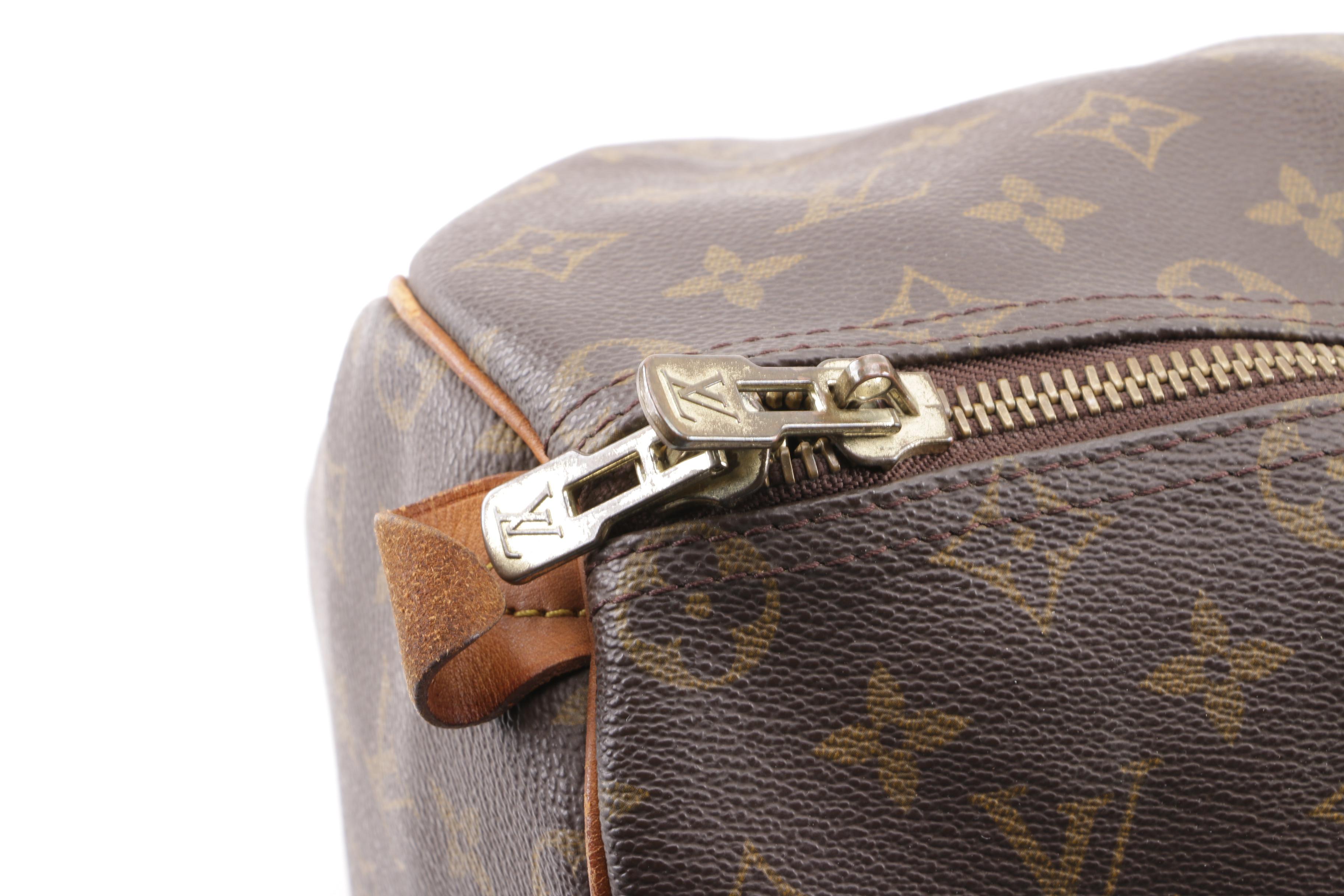 1990 Vintage Louis Vuitton Paris Monogram Canvas Keepall Duffle