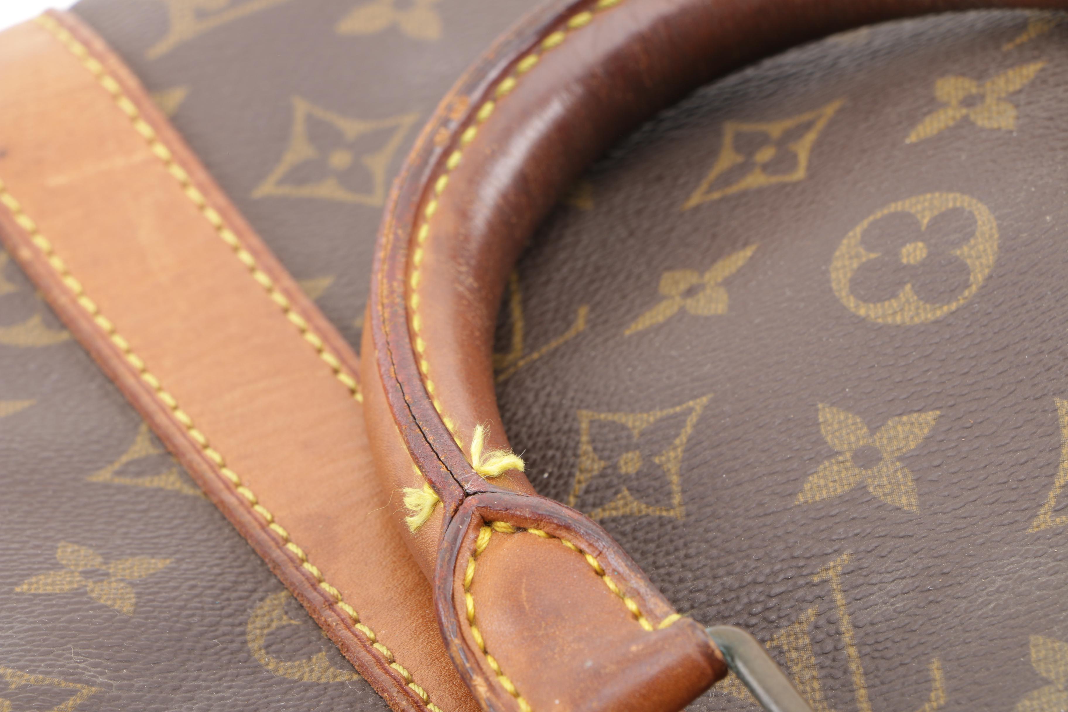 1990 Vintage Louis Vuitton Paris Monogram Canvas Keepall Duffle