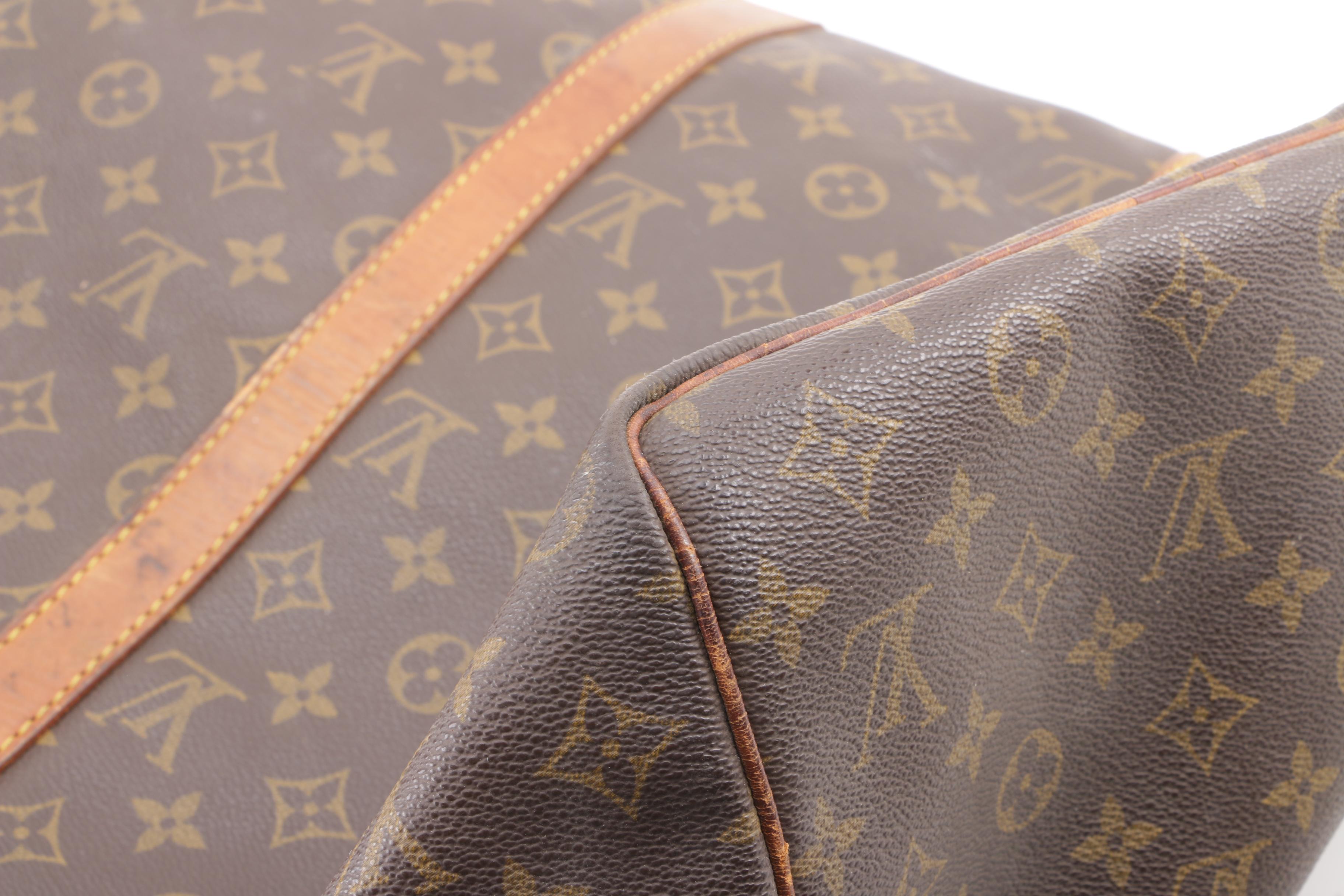 1990 Vintage Louis Vuitton Paris Monogram Canvas Keepall Duffle