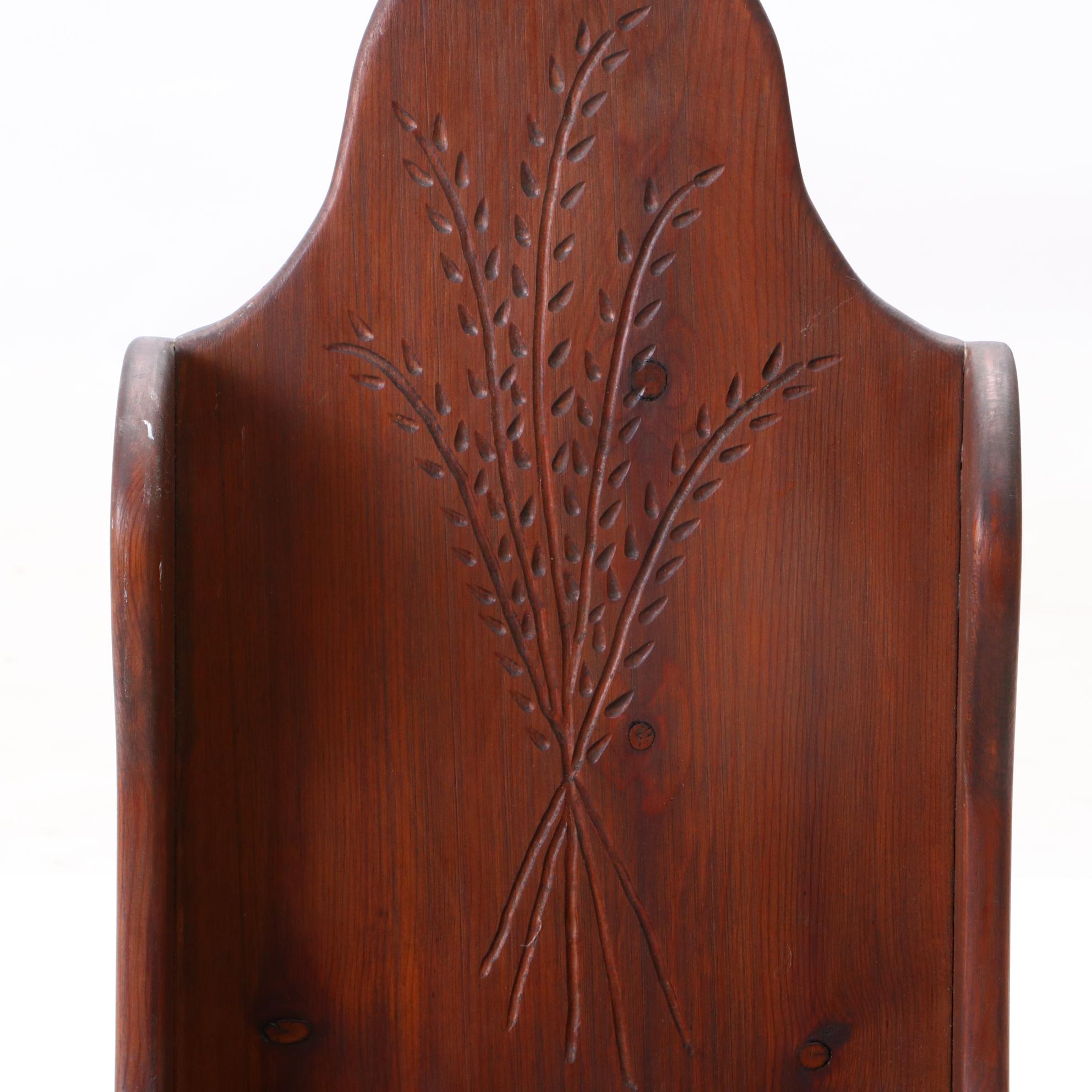 Artisan Made Pine Child's Rocking Chair by William Whalen, Late 20th Century