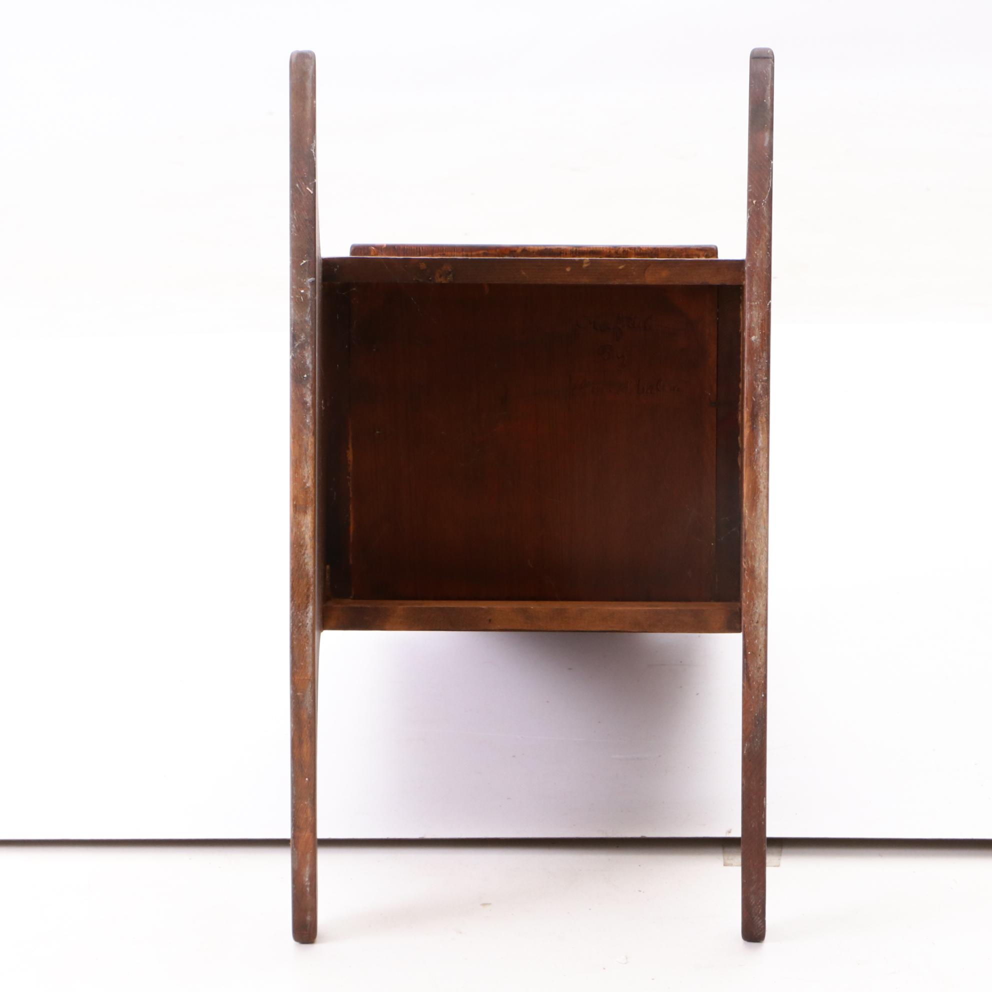 Artisan Made Pine Child's Rocking Chair by William Whalen, Late 20th Century