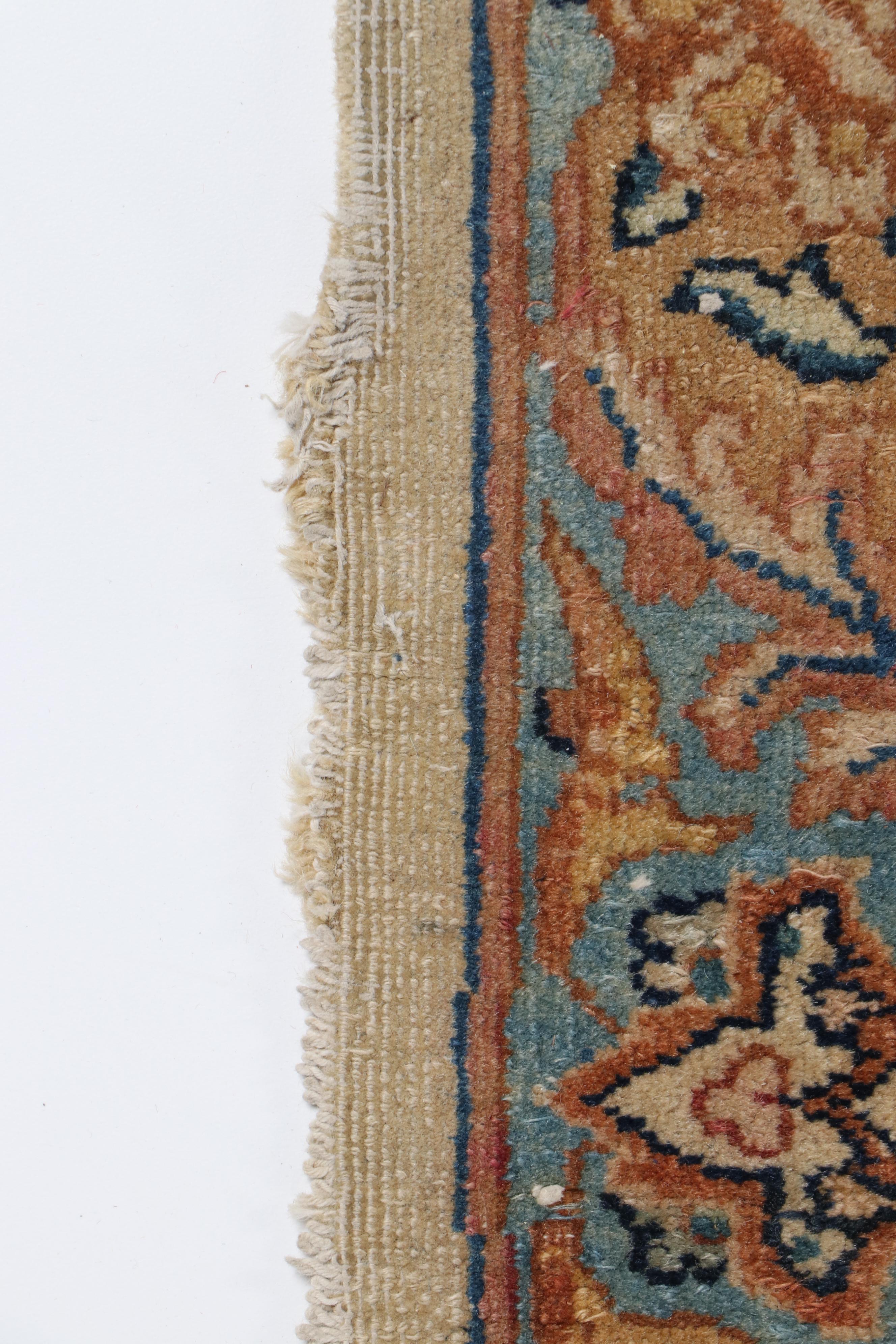 Hand-Knotted Persian Kerman Wool Palace Sized Rug