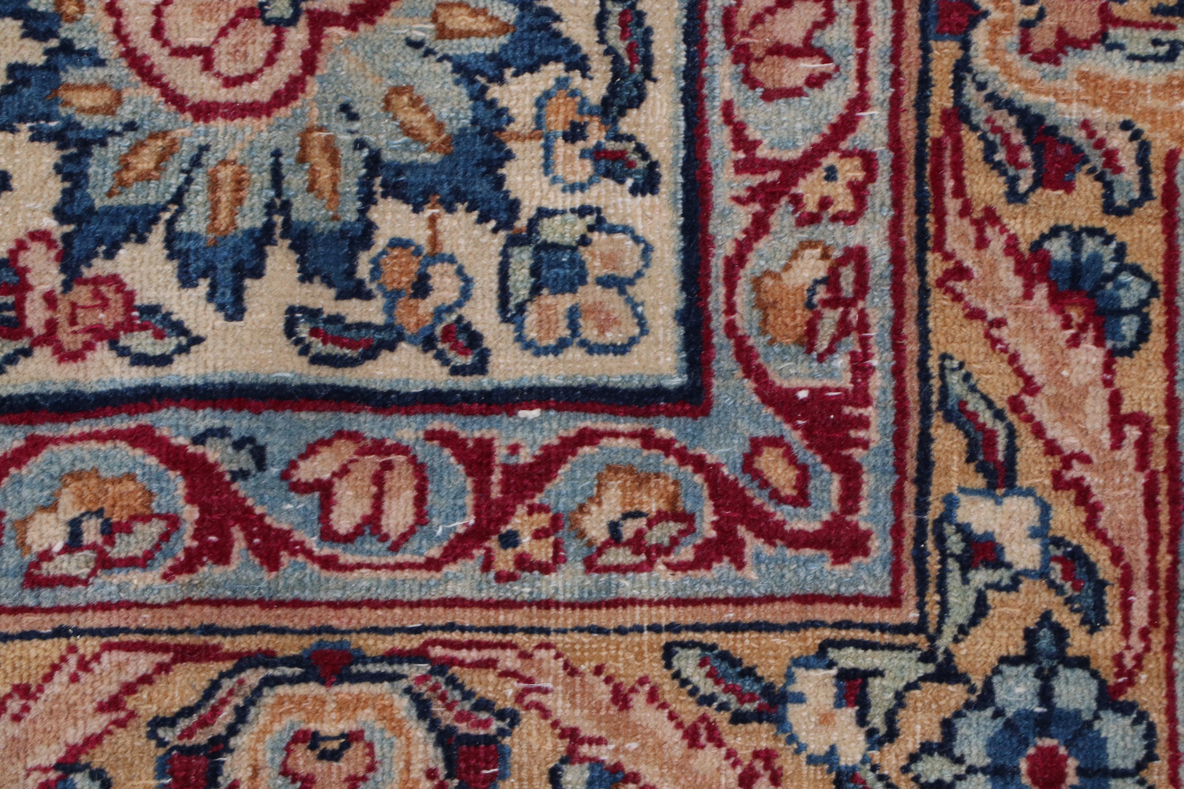 Hand-Knotted Persian Kerman Wool Palace Sized Rug