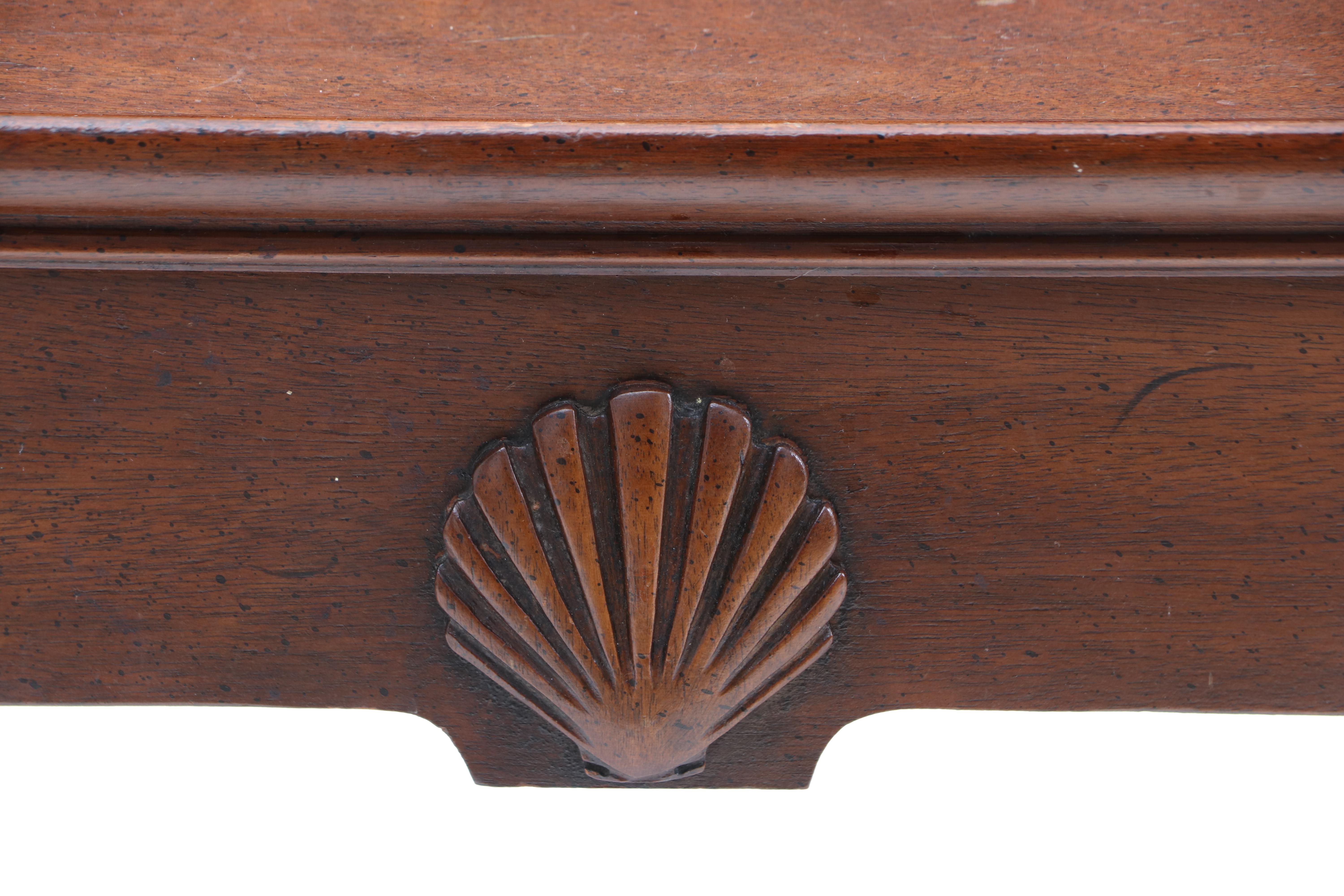 Queen Anne Style Mahogany Side Table by Hickory Chair Co., Mid/Late 20th Century