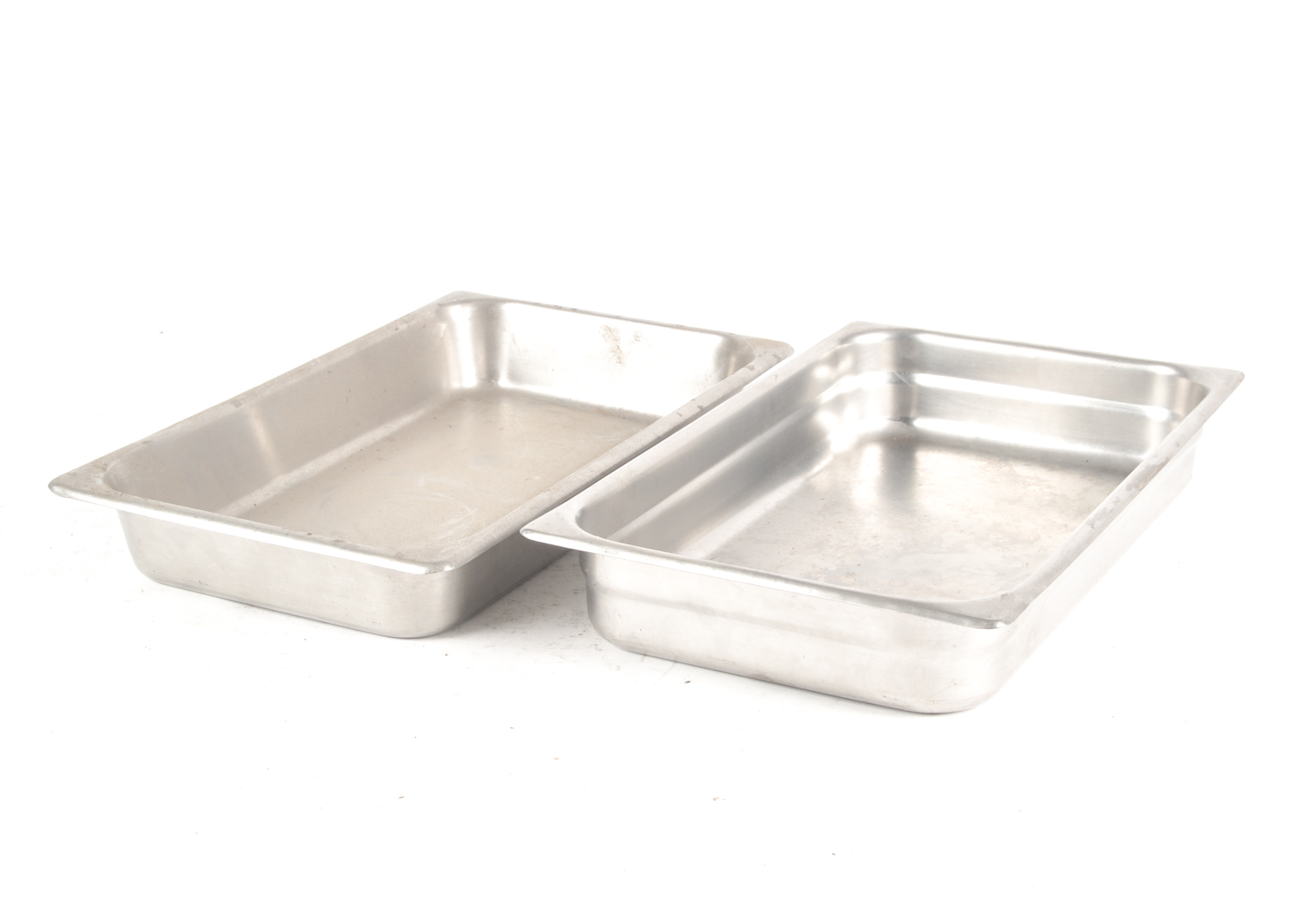 Bain Marie Stainless Steel Steam Pans with Edward Don & Co. Butter Dishes
