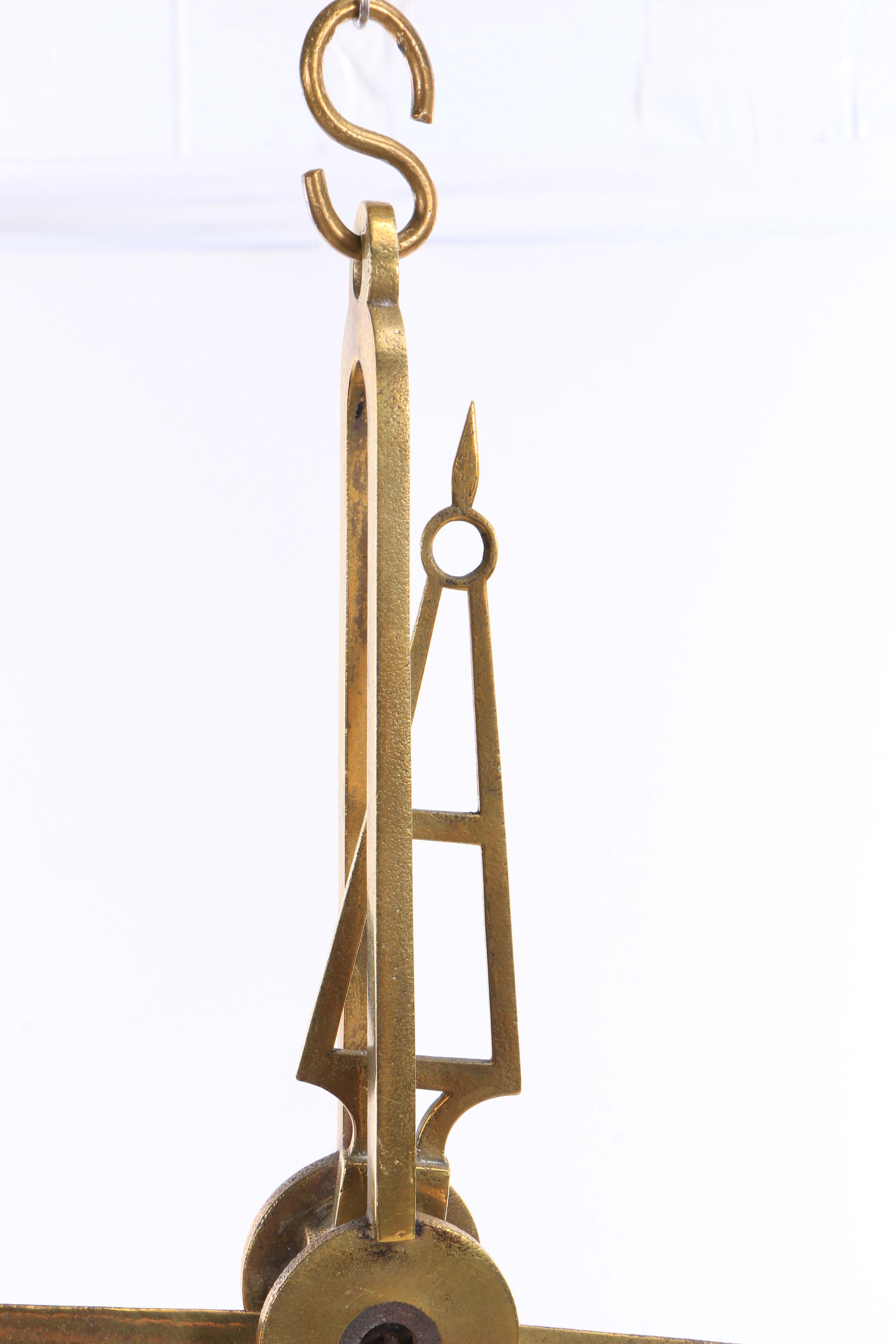 Hanging Brass Balance Scale