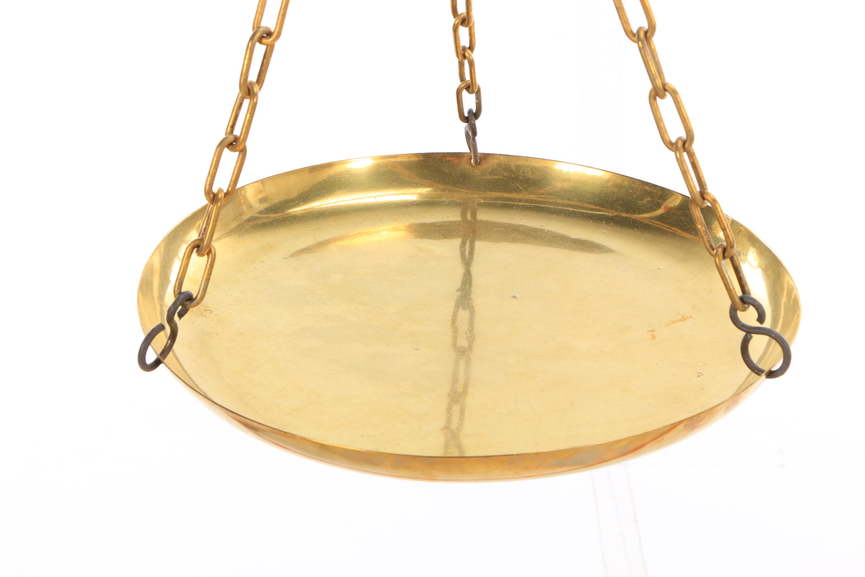 Hanging Brass Balance Scale