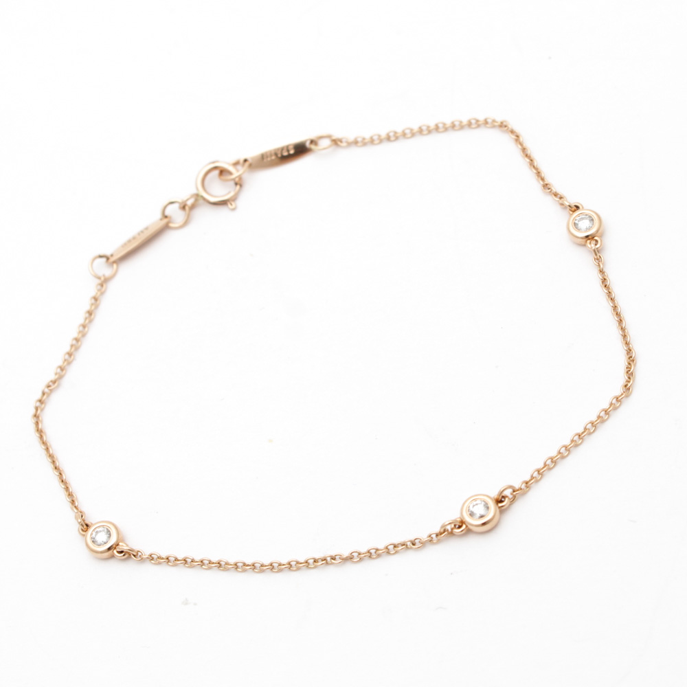 Elsa Peretti for Tiffany & Co. 18K Rose Gold "Diamonds By the Yard" Bracelet