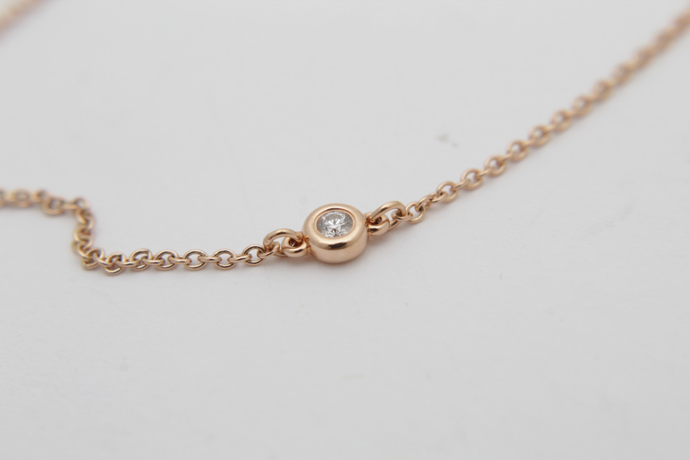 Elsa Peretti for Tiffany & Co. 18K Rose Gold "Diamonds By the Yard" Bracelet