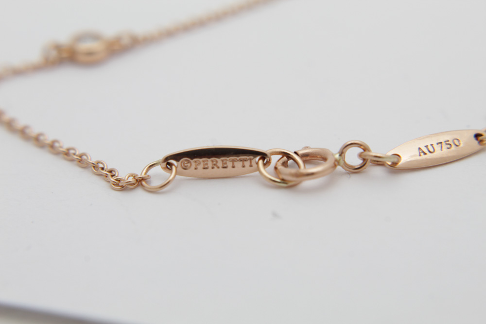 Elsa Peretti for Tiffany & Co. 18K Rose Gold "Diamonds By the Yard" Bracelet