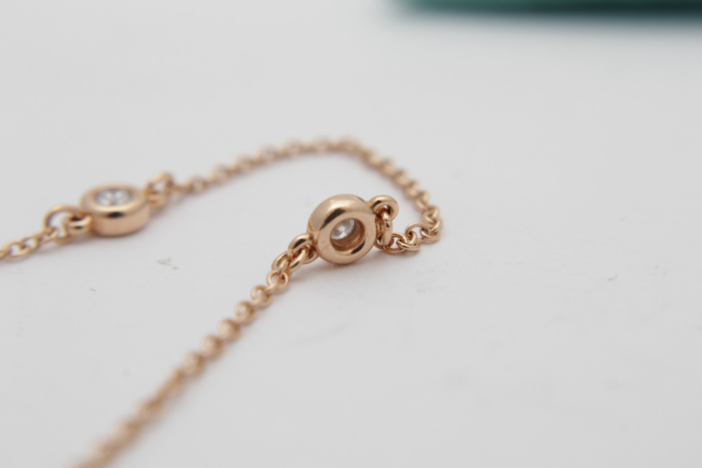 Elsa Peretti for Tiffany & Co. 18K Rose Gold "Diamonds By the Yard" Bracelet