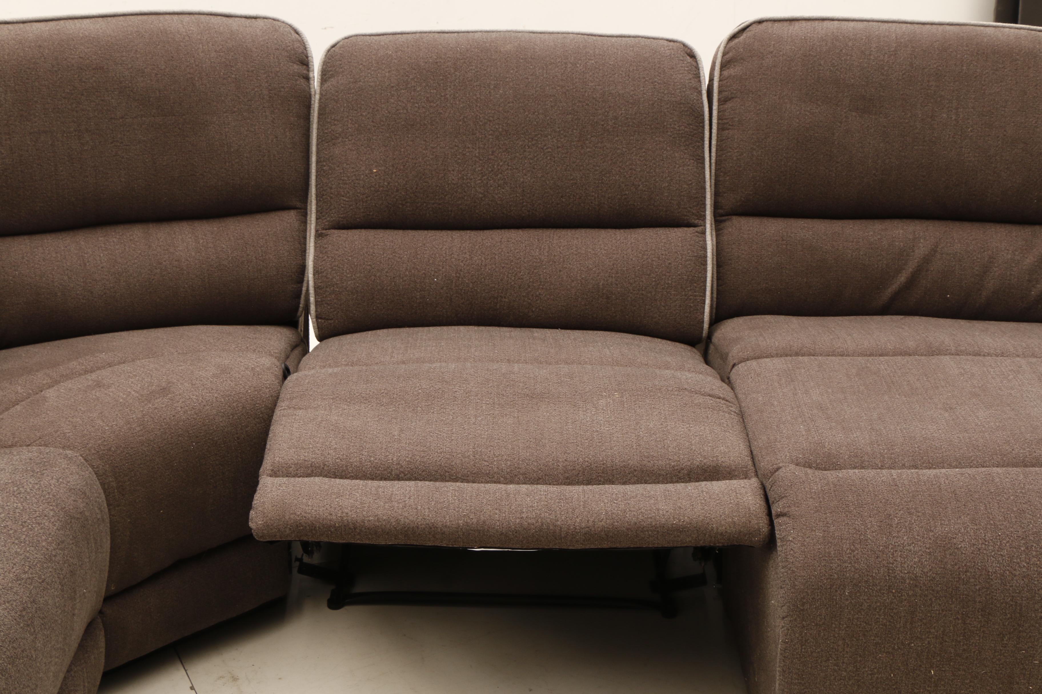 Contemporary Upholstered Five-Piece Sectional Sofa by Zoy Home Furnishing Co.