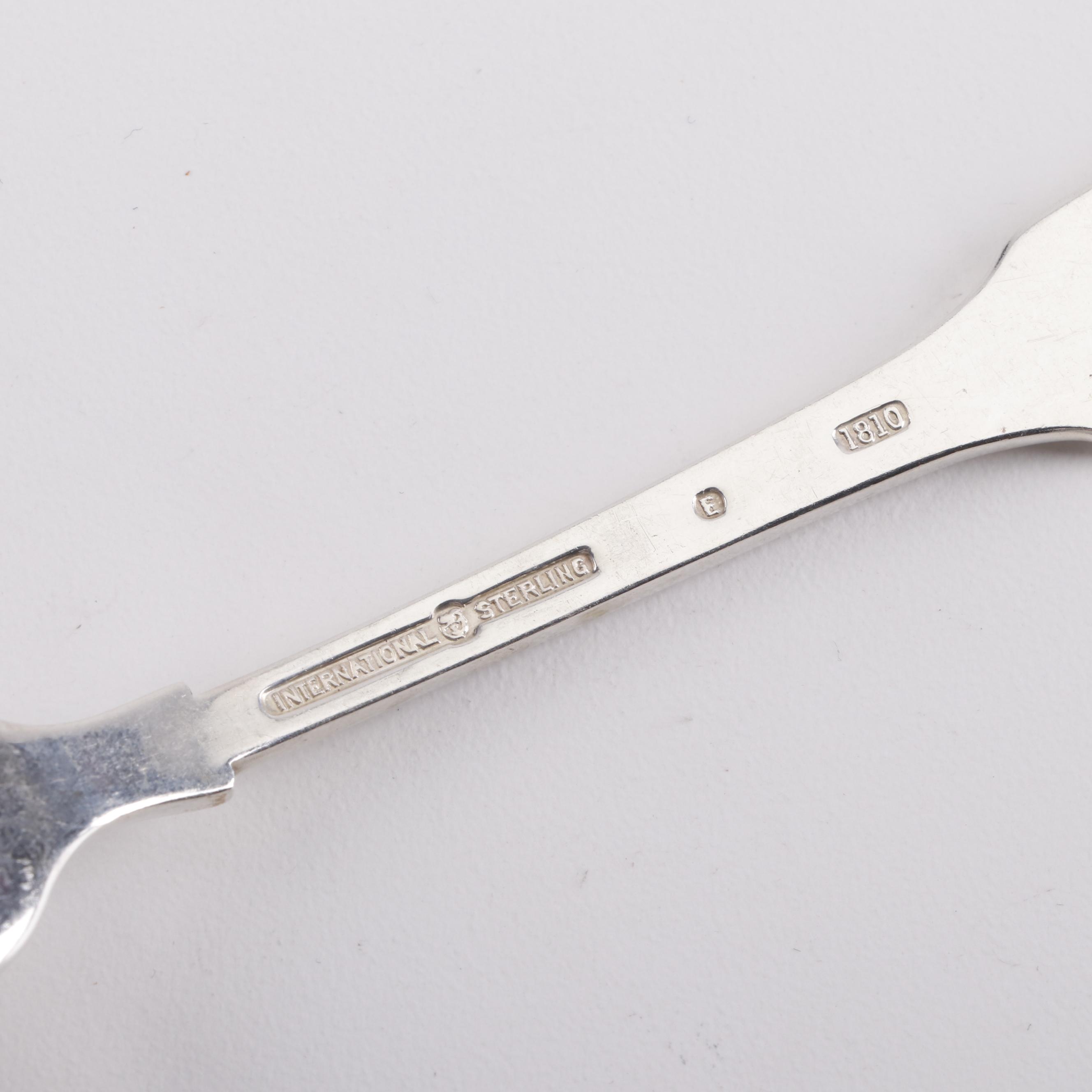 International Silver Co. "1810" Sterling Silver Flatware Set with Chest