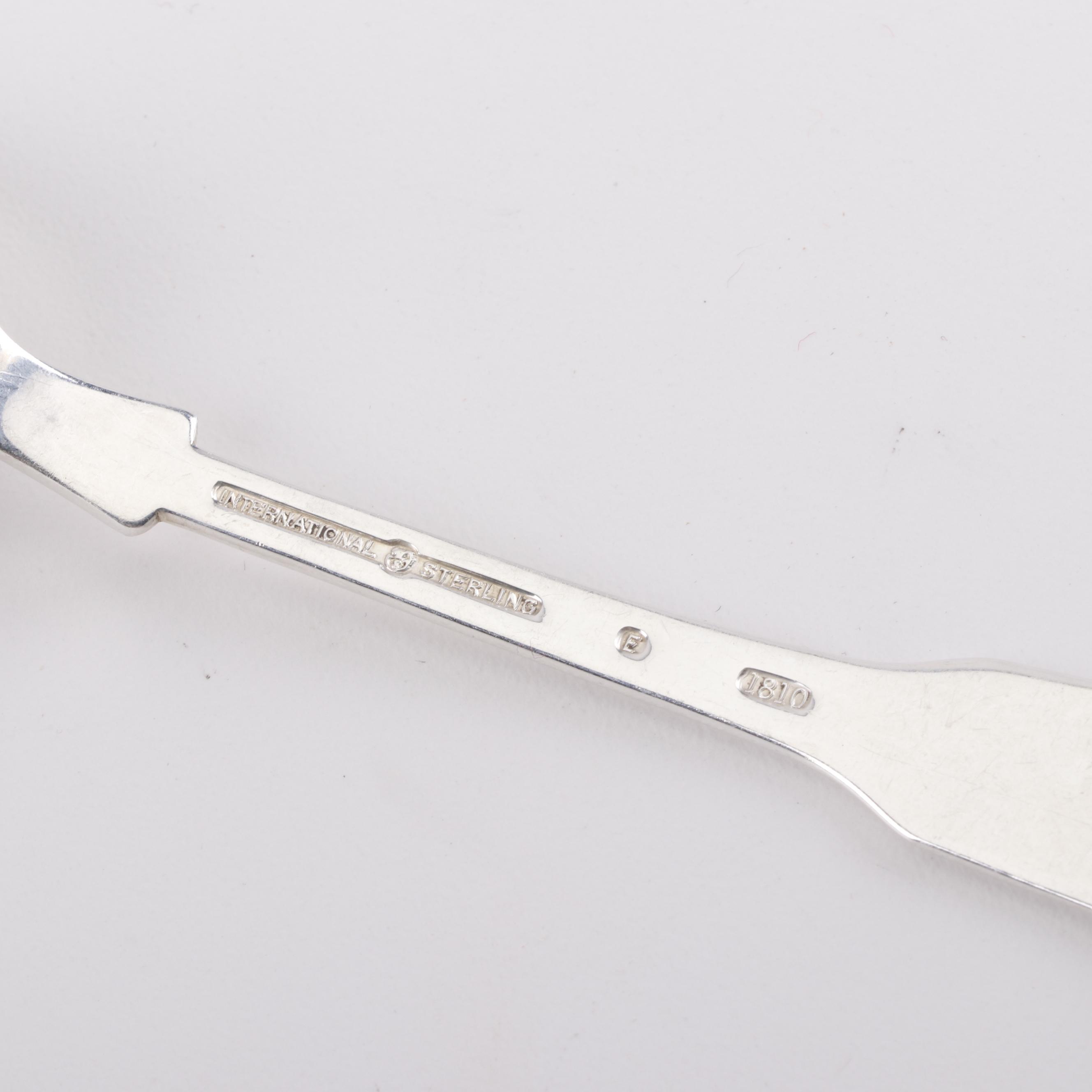 International Silver Co. "1810" Sterling Silver Flatware Set with Chest