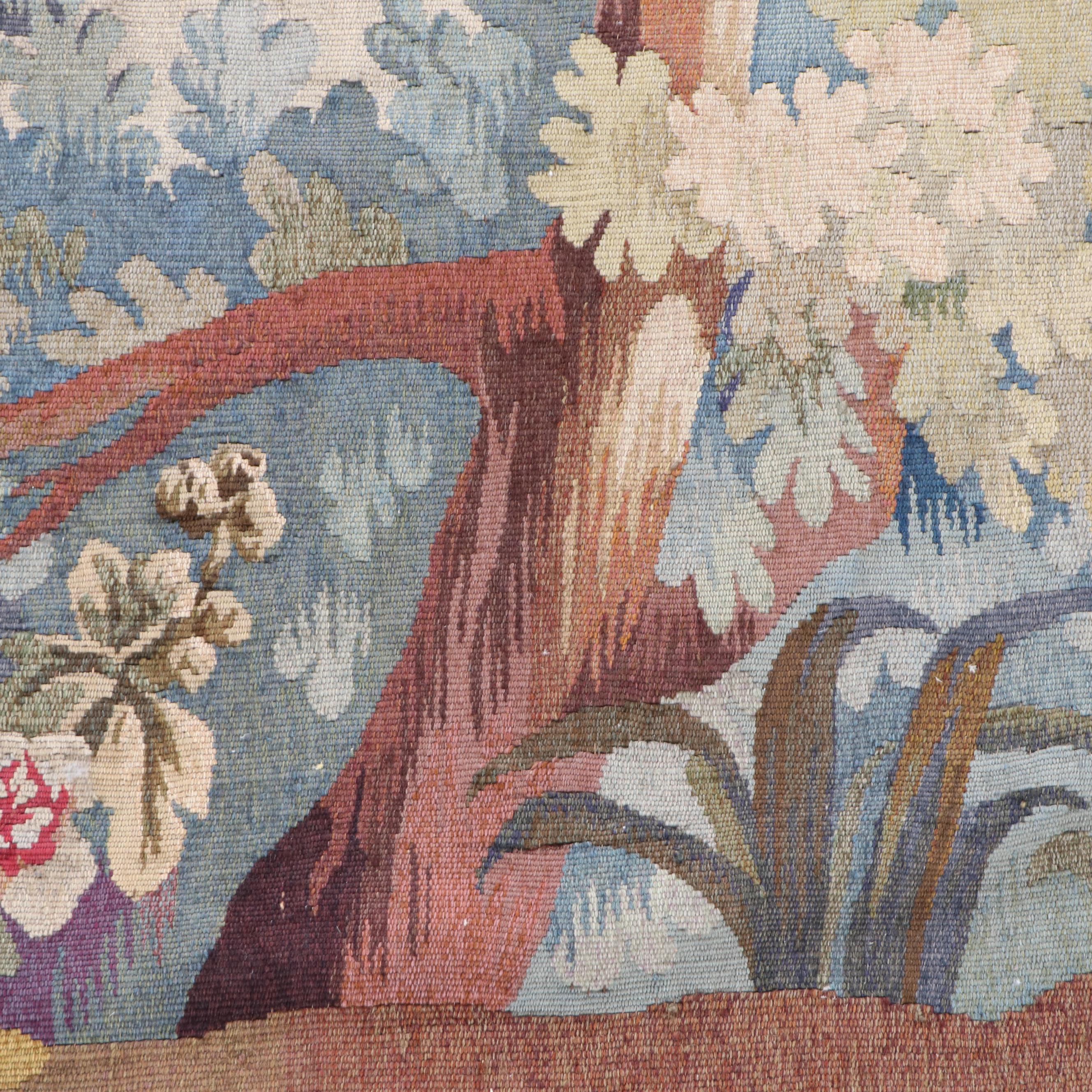 Belgian Landscape Tapestry, 20th Century