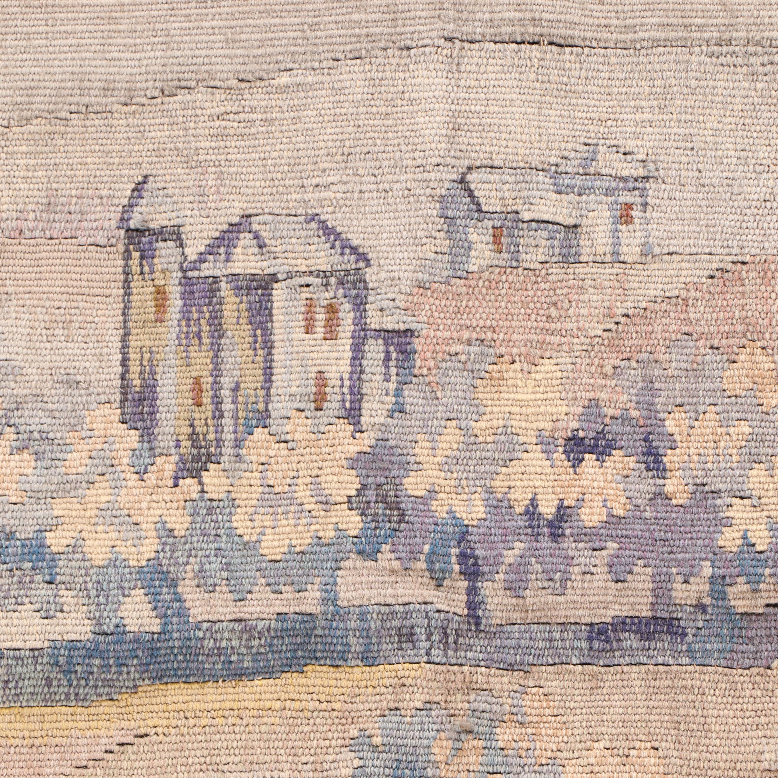 Belgian Landscape Tapestry, 20th Century