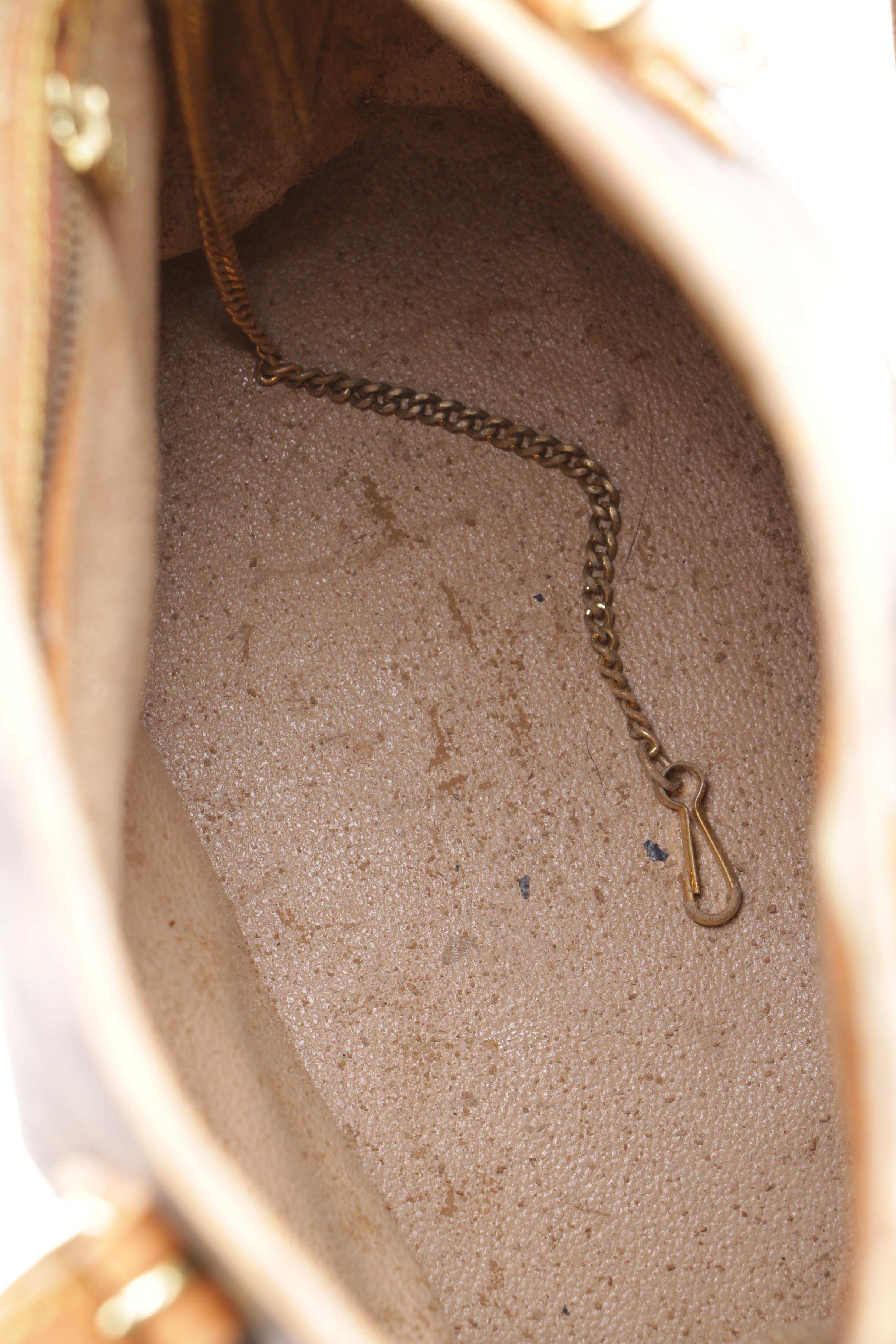 1996 Vintage Louis Vuitton Paris Monogram Canvas Petite Bucket Bag
