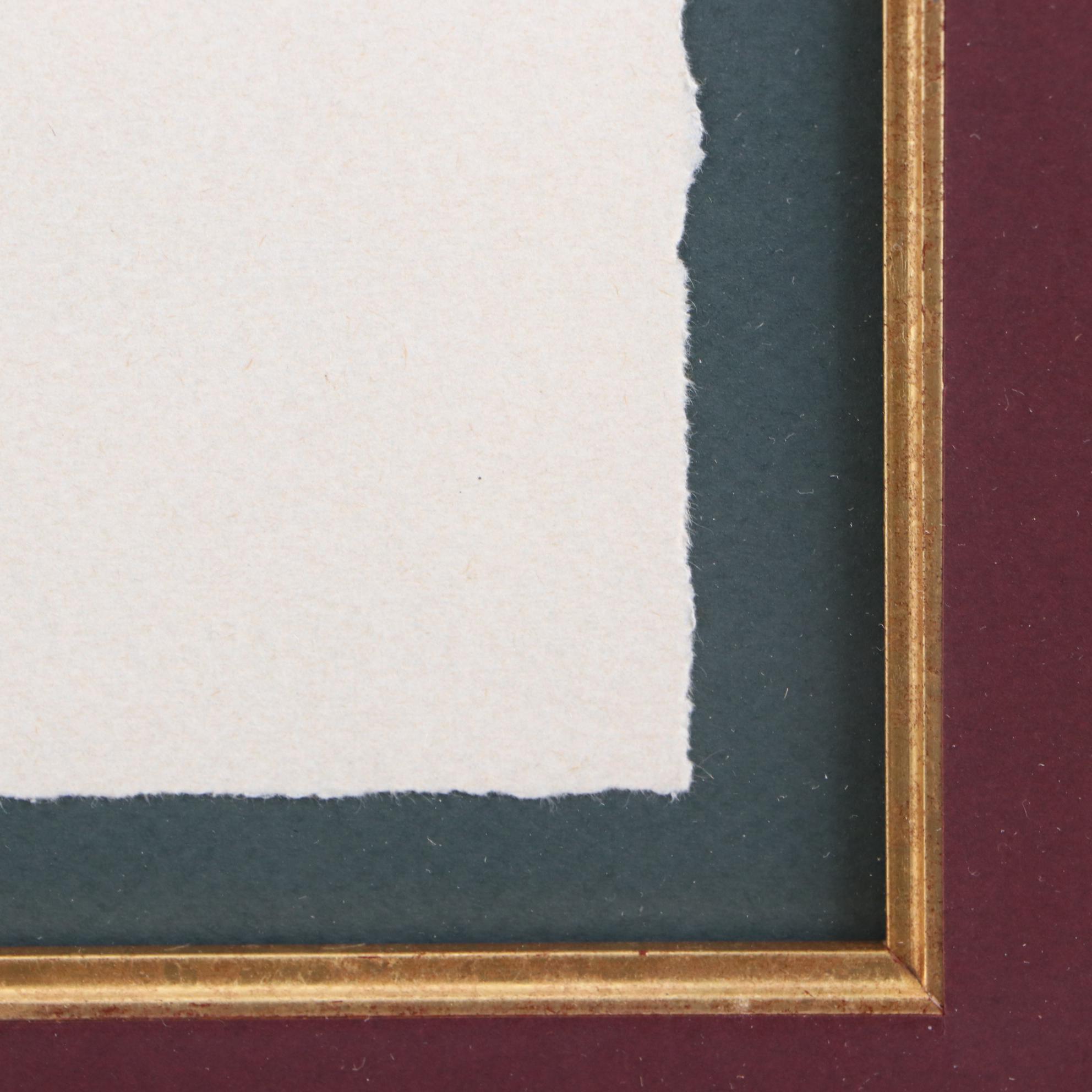 Deirdre Heller Large-Scale Abstract Watercolor Painting