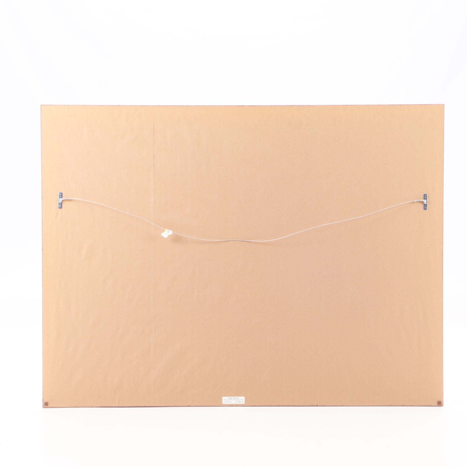 Deirdre Heller Large-Scale Abstract Watercolor Painting