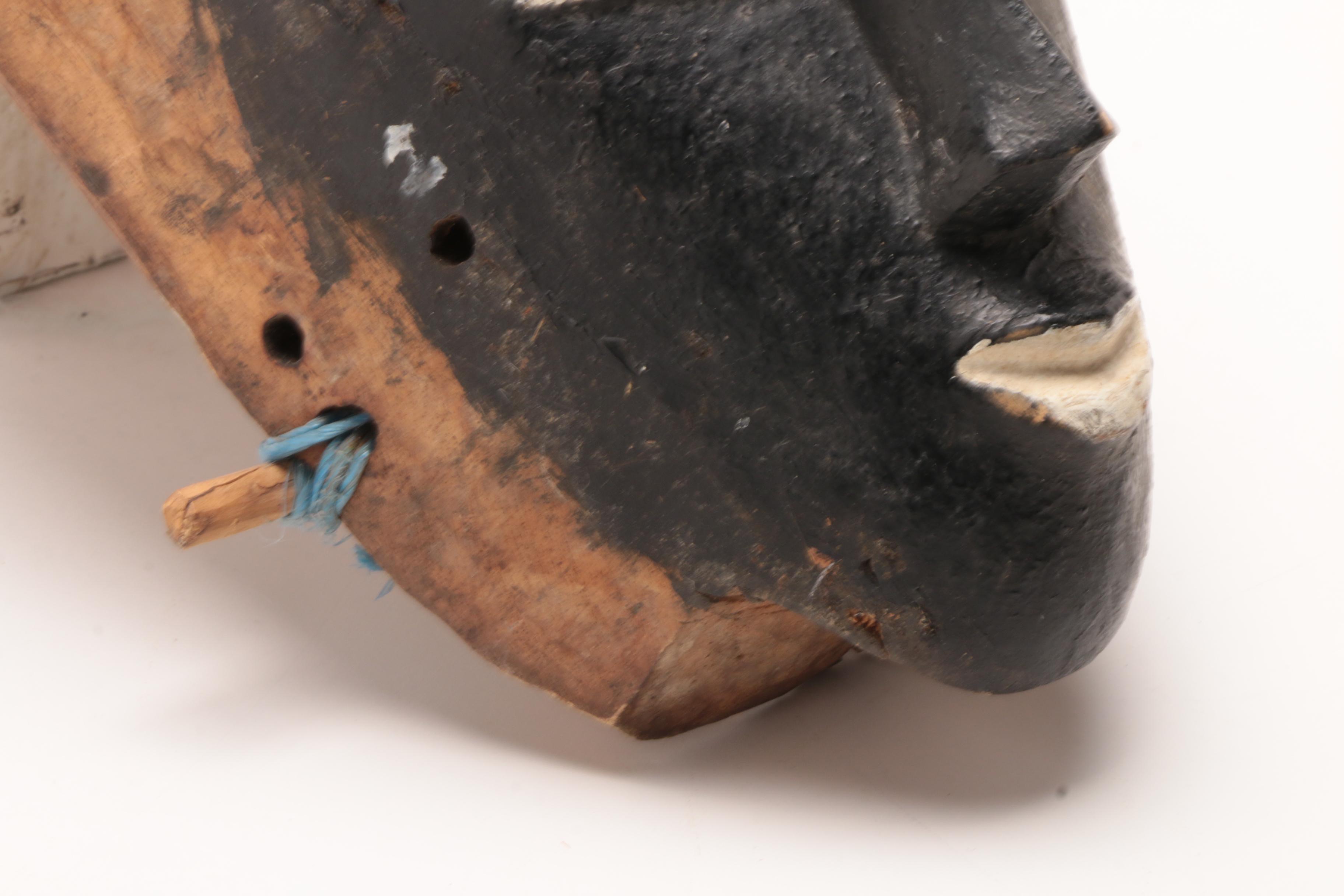 Western African Horned Souvenir Mask