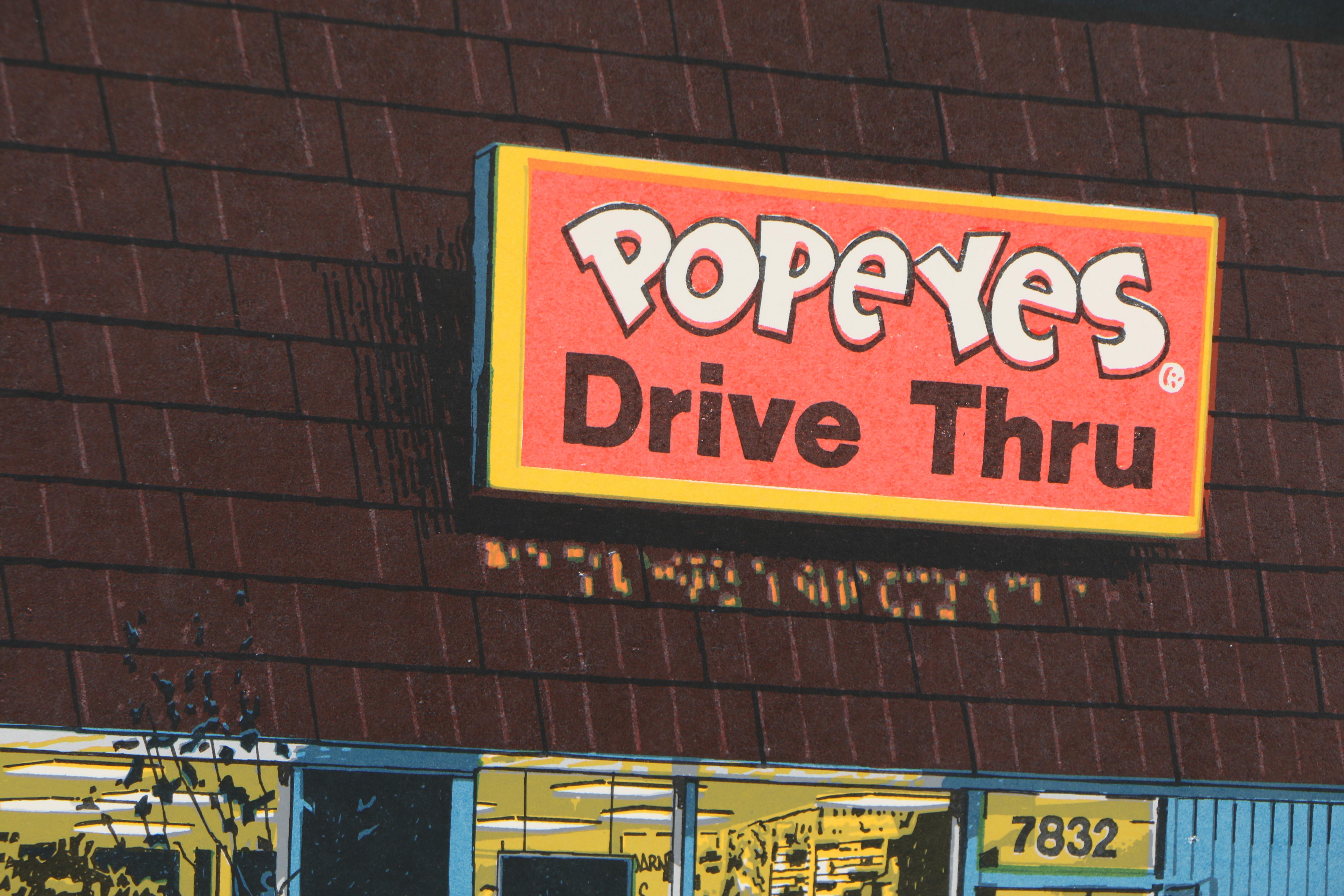 Rick Biehl 1983 Artist's Proof Serigraph "Love That Chicken"