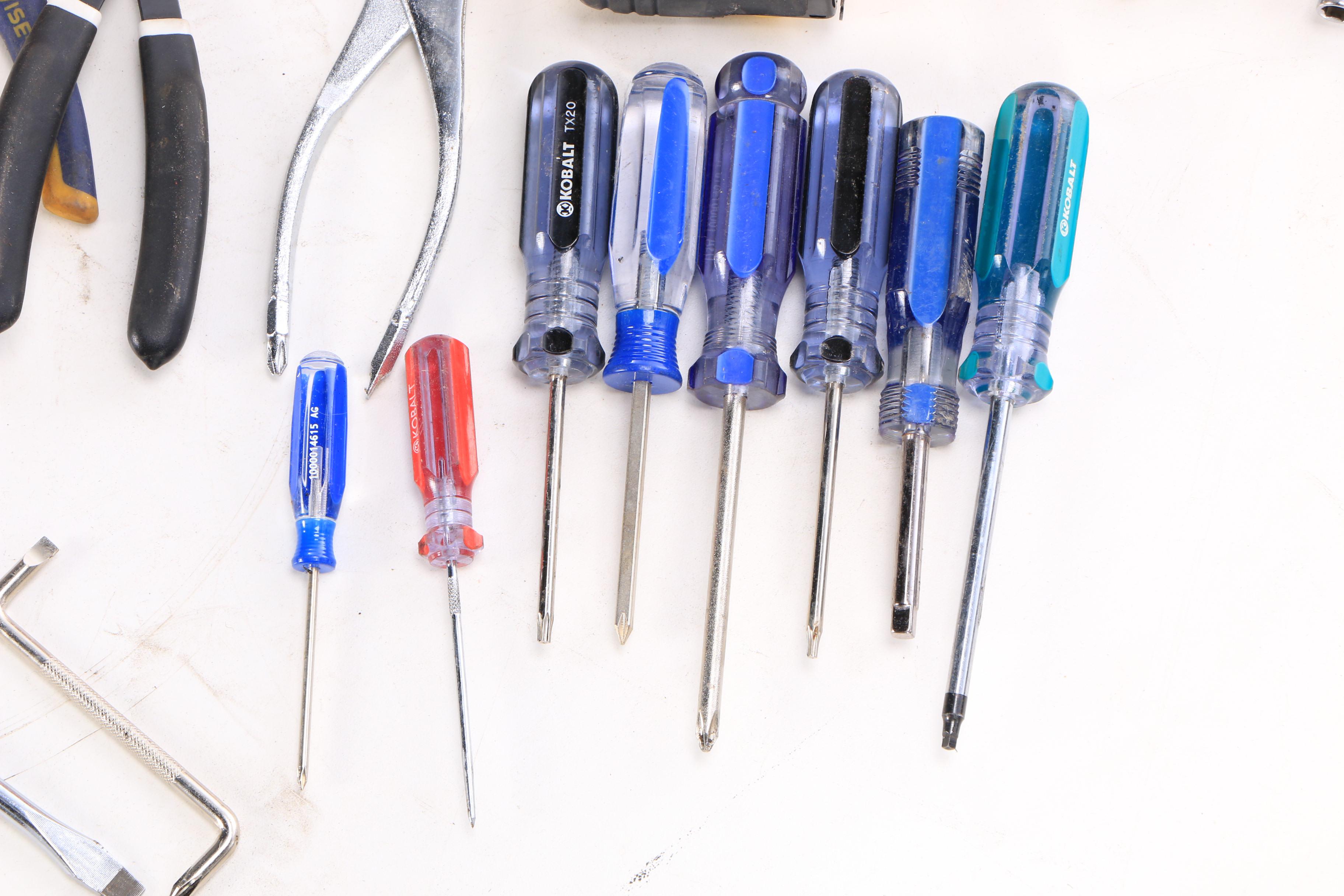 Milwaukee Tool Box with Assorted Tools