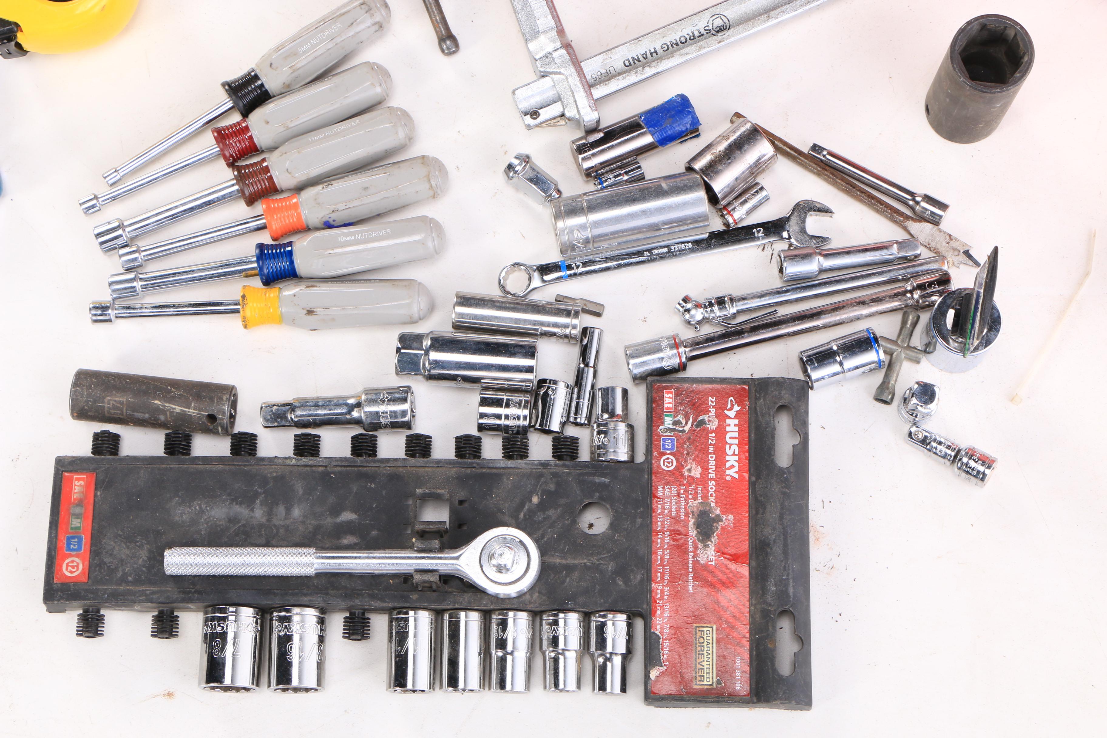 Milwaukee Tool Box with Assorted Tools