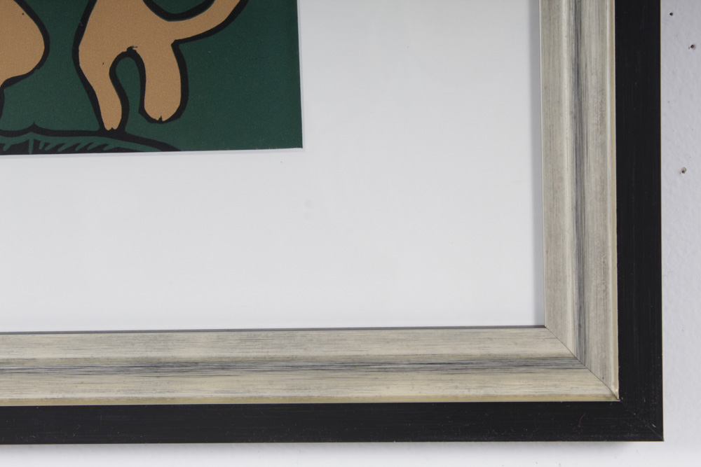 Pablo Picasso Color Linocut "Bacchanal with Goat"