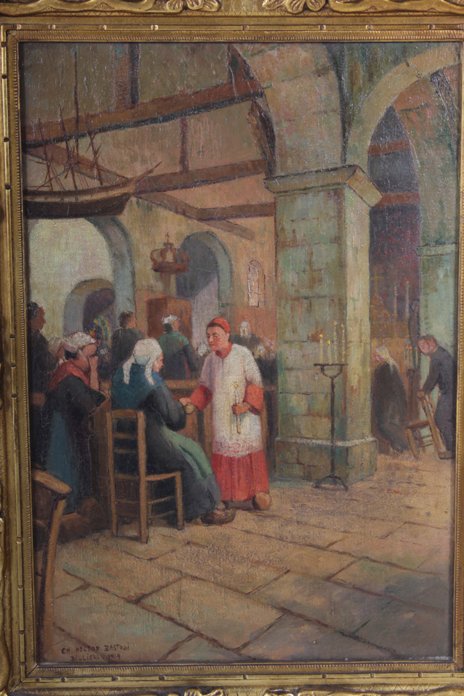 Charles Hector Bastagi Oil Painting