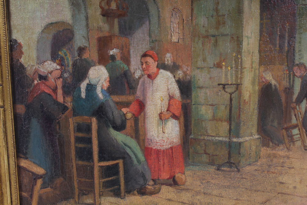 Charles Hector Bastagi Oil Painting