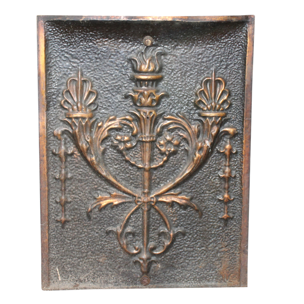 Vintage Tin Fireplace Summer Cover