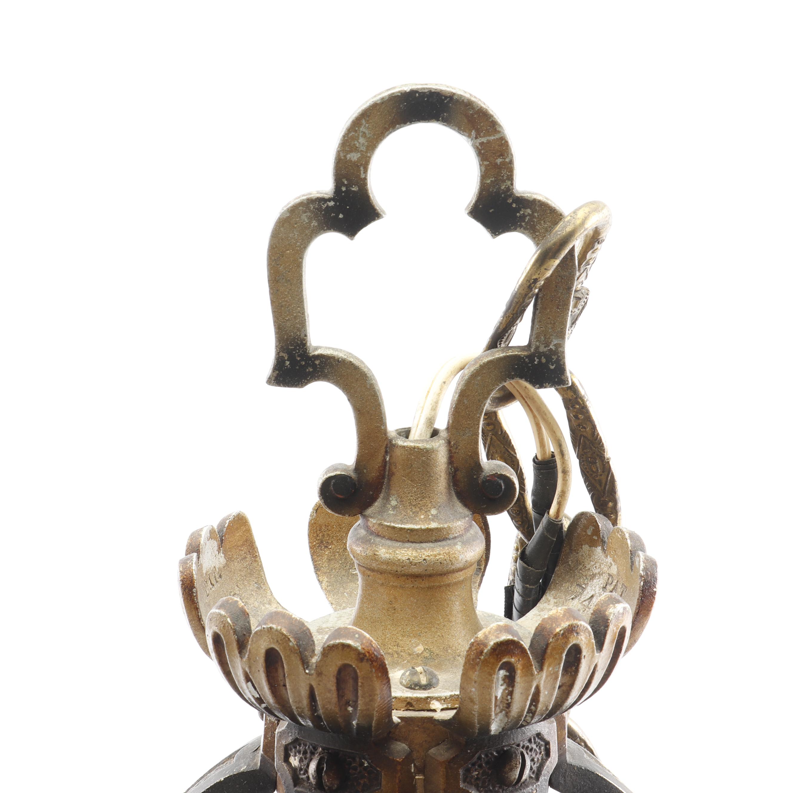 Art Deco R. Williamson & Co. Slip Shade Chandelier