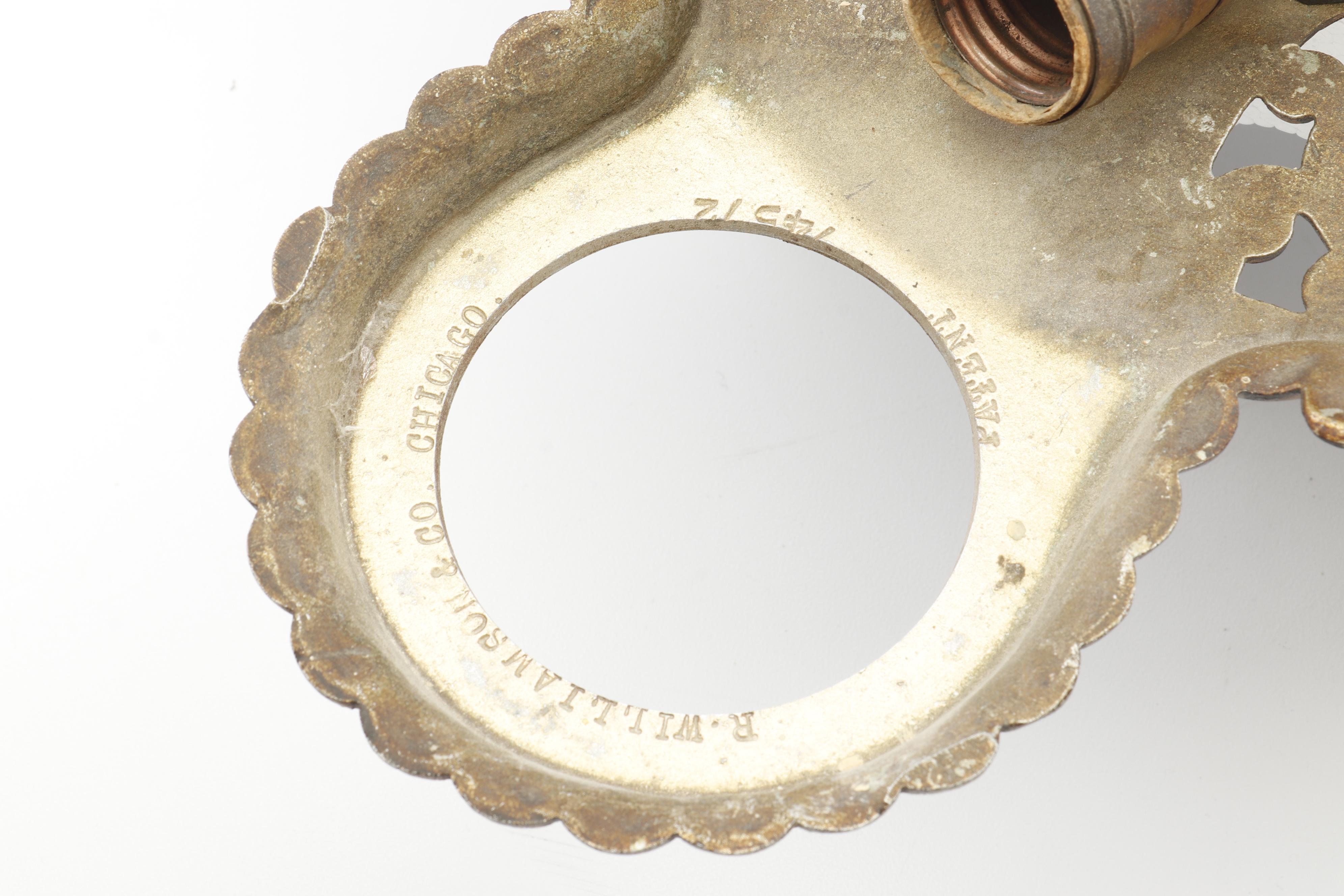 Art Deco R. Williamson & Co. Slip Shade Chandelier