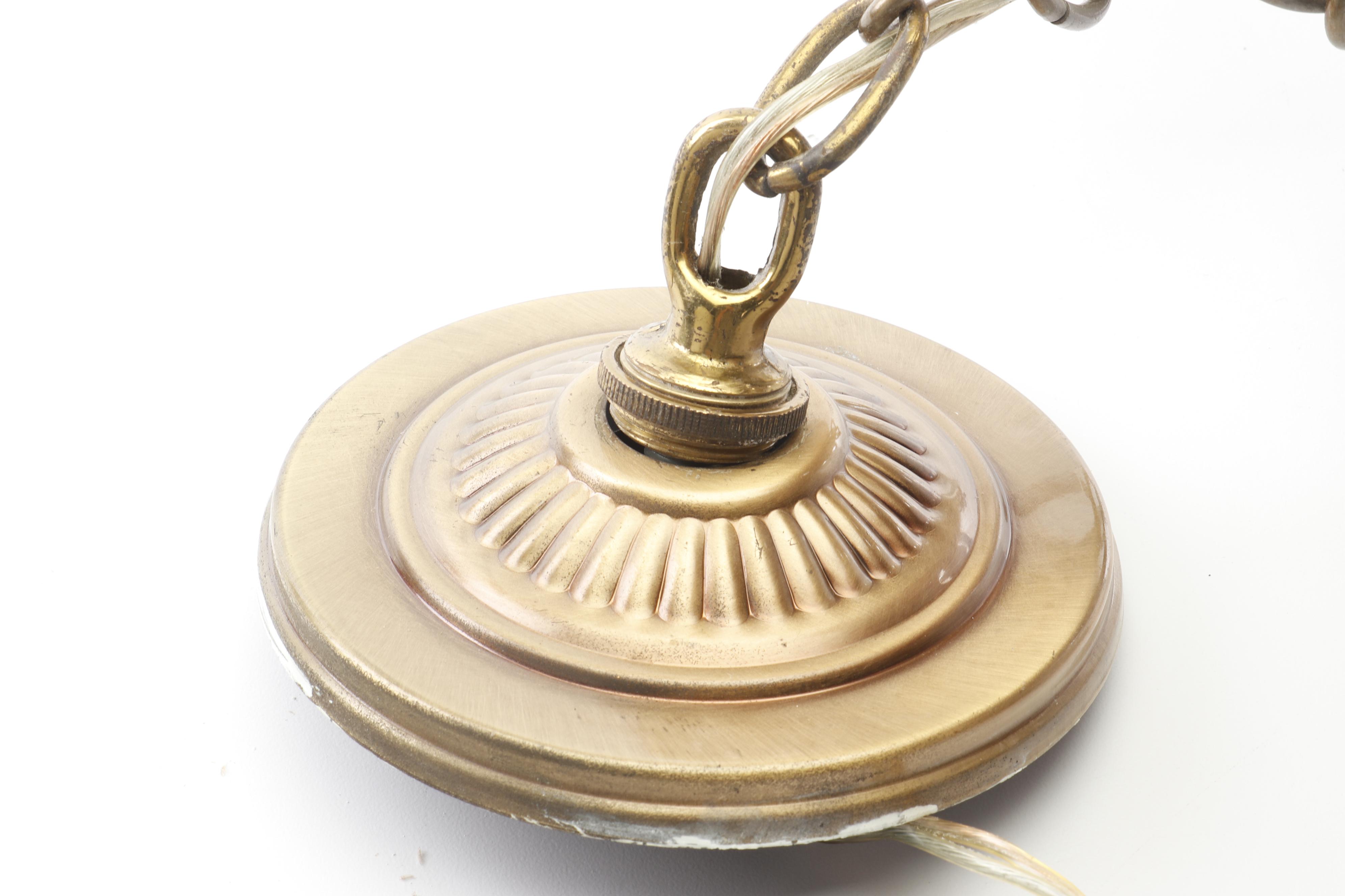 Art Deco R. Williamson & Co. Slip Shade Chandelier