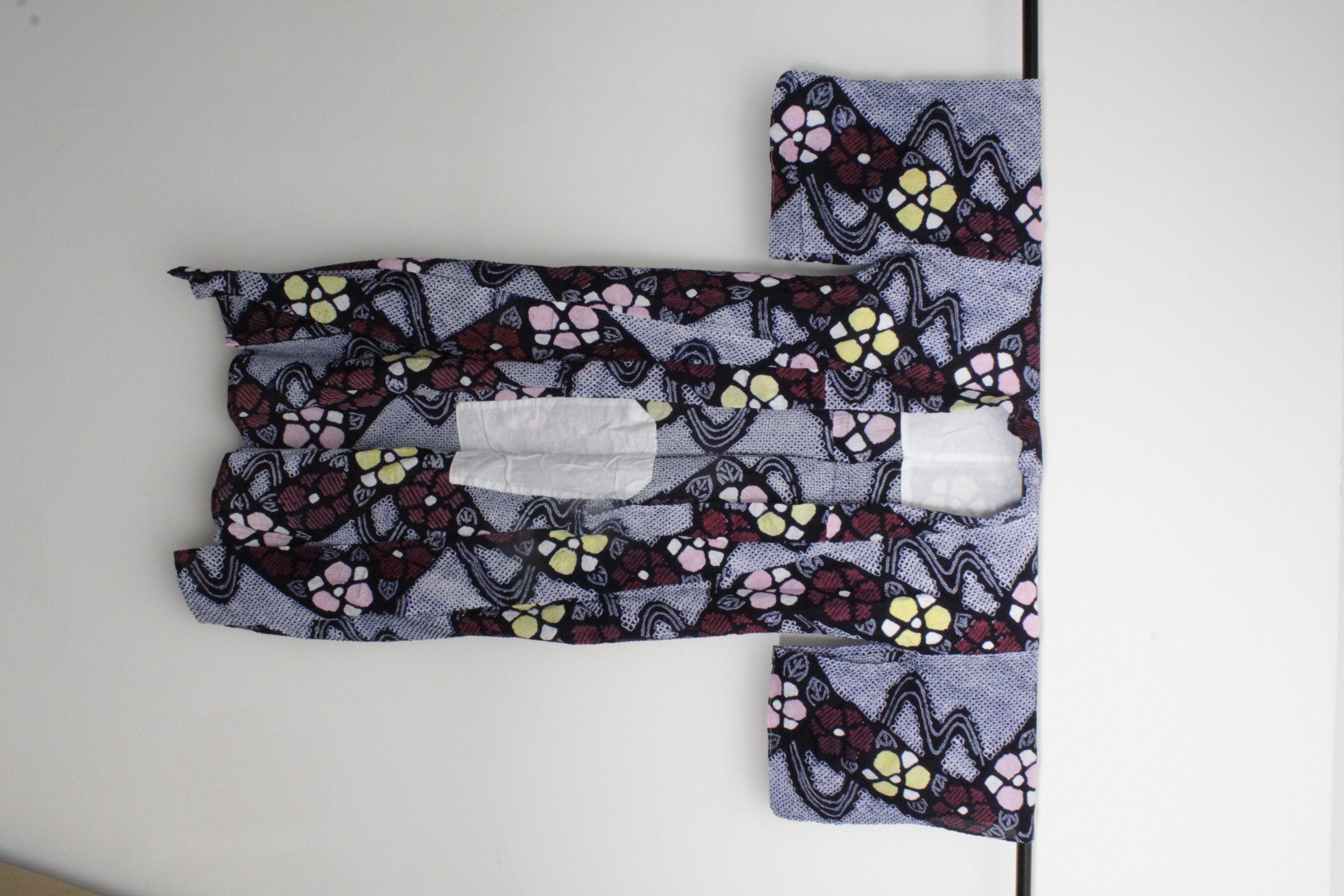 Circa 1950 Vintage Handwoven Cotton Kimono