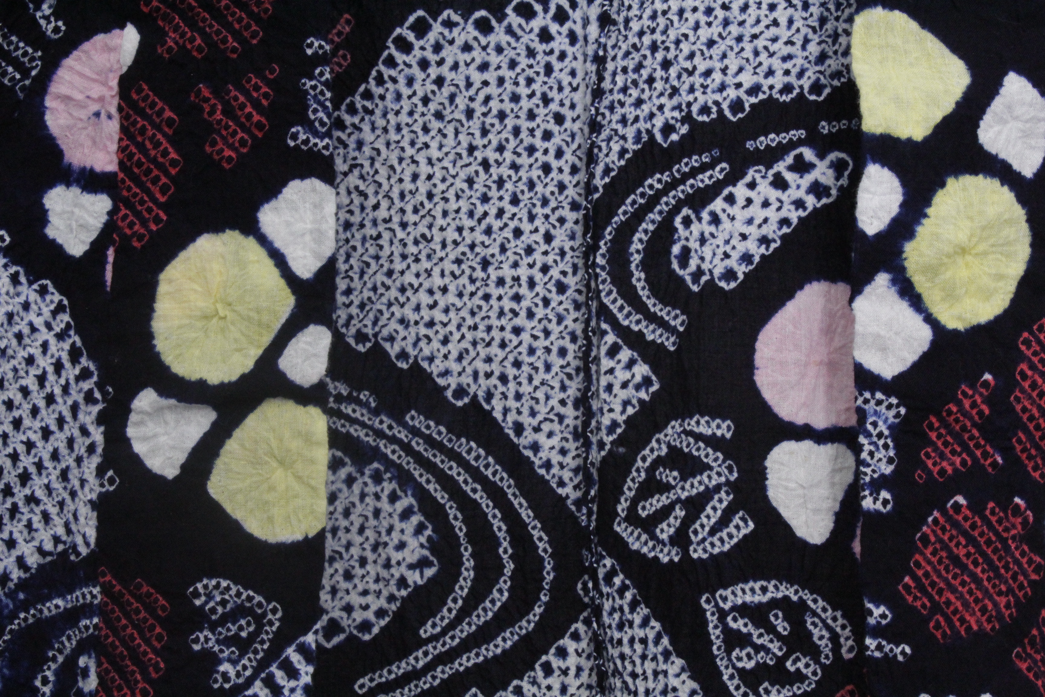 Circa 1950 Vintage Handwoven Cotton Kimono