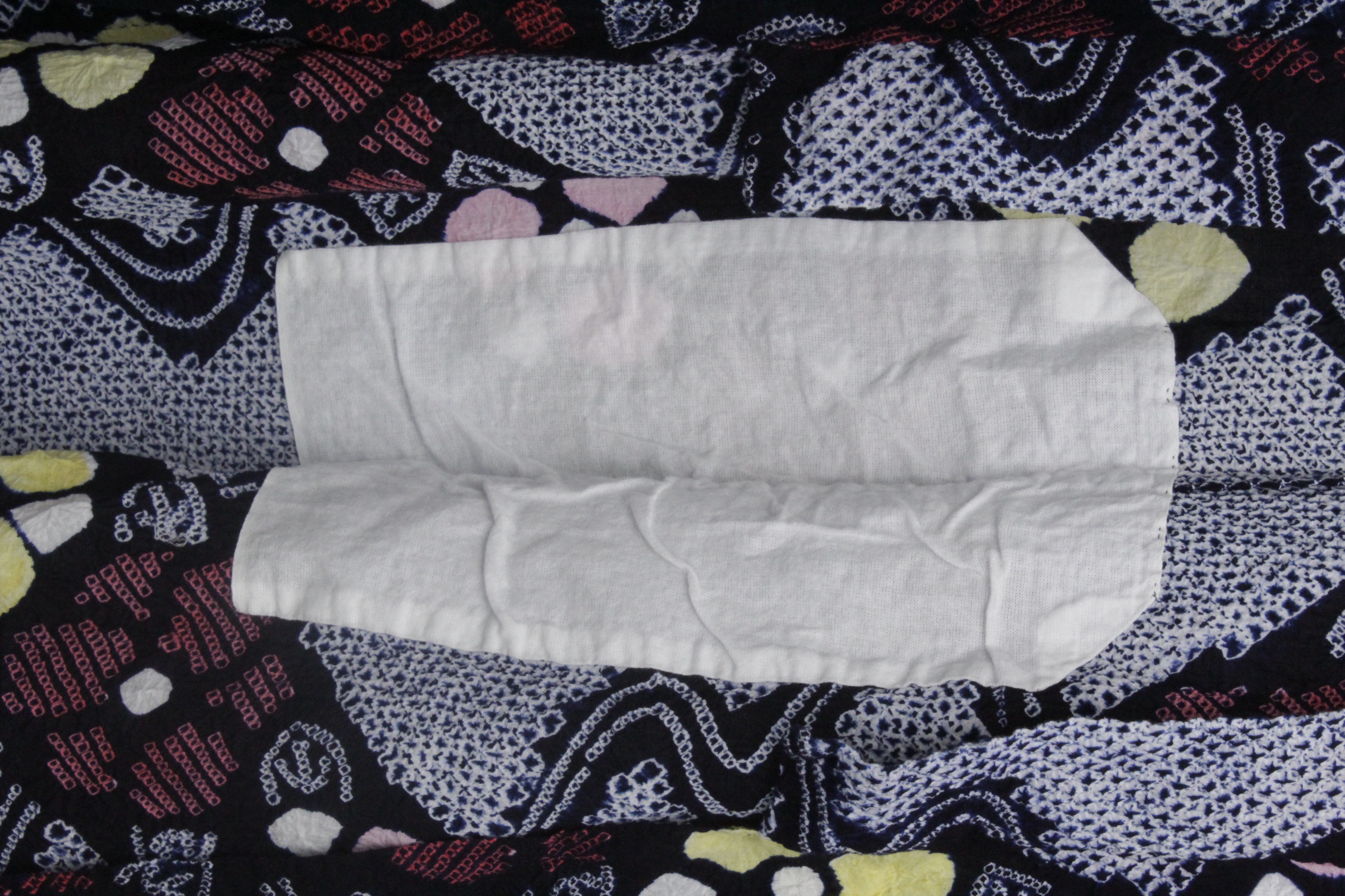 Circa 1950 Vintage Handwoven Cotton Kimono