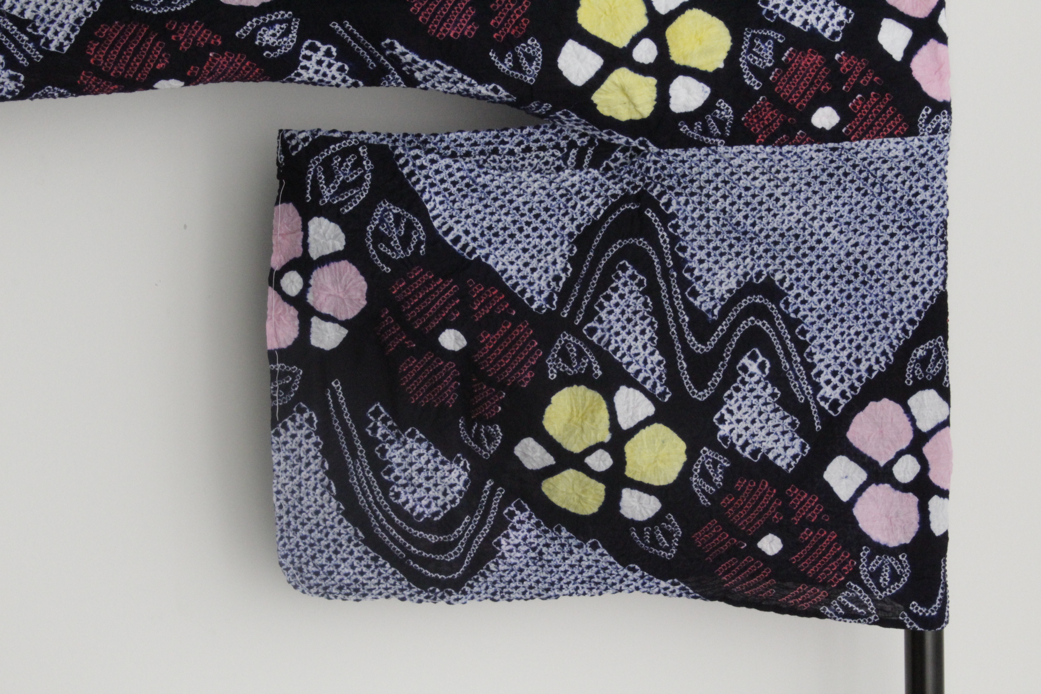 Circa 1950 Vintage Handwoven Cotton Kimono