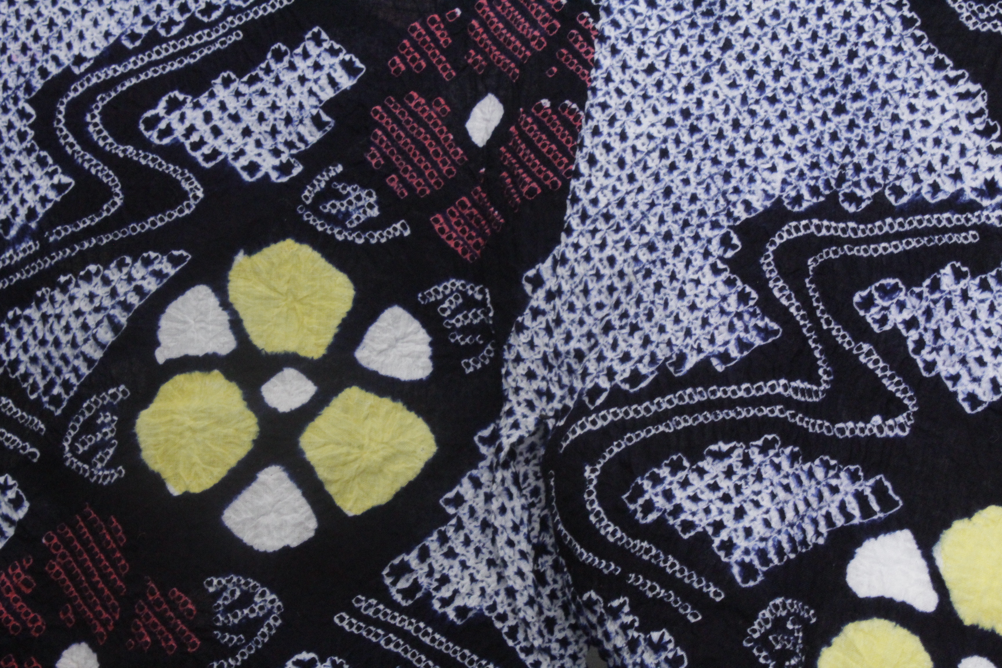 Circa 1950 Vintage Handwoven Cotton Kimono