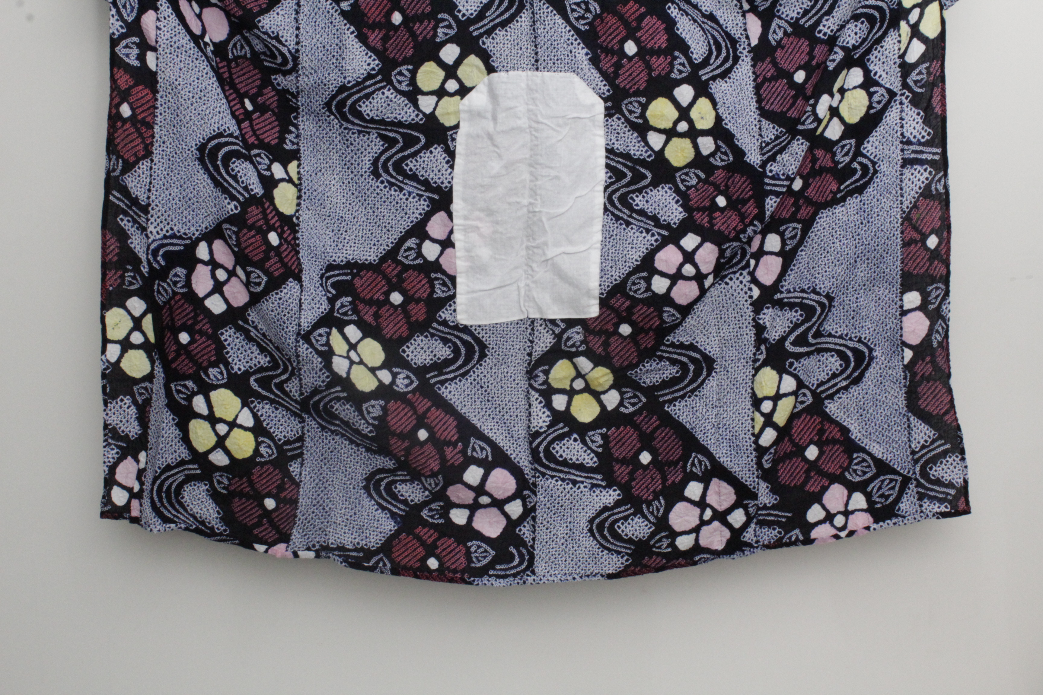 Circa 1950 Vintage Handwoven Cotton Kimono