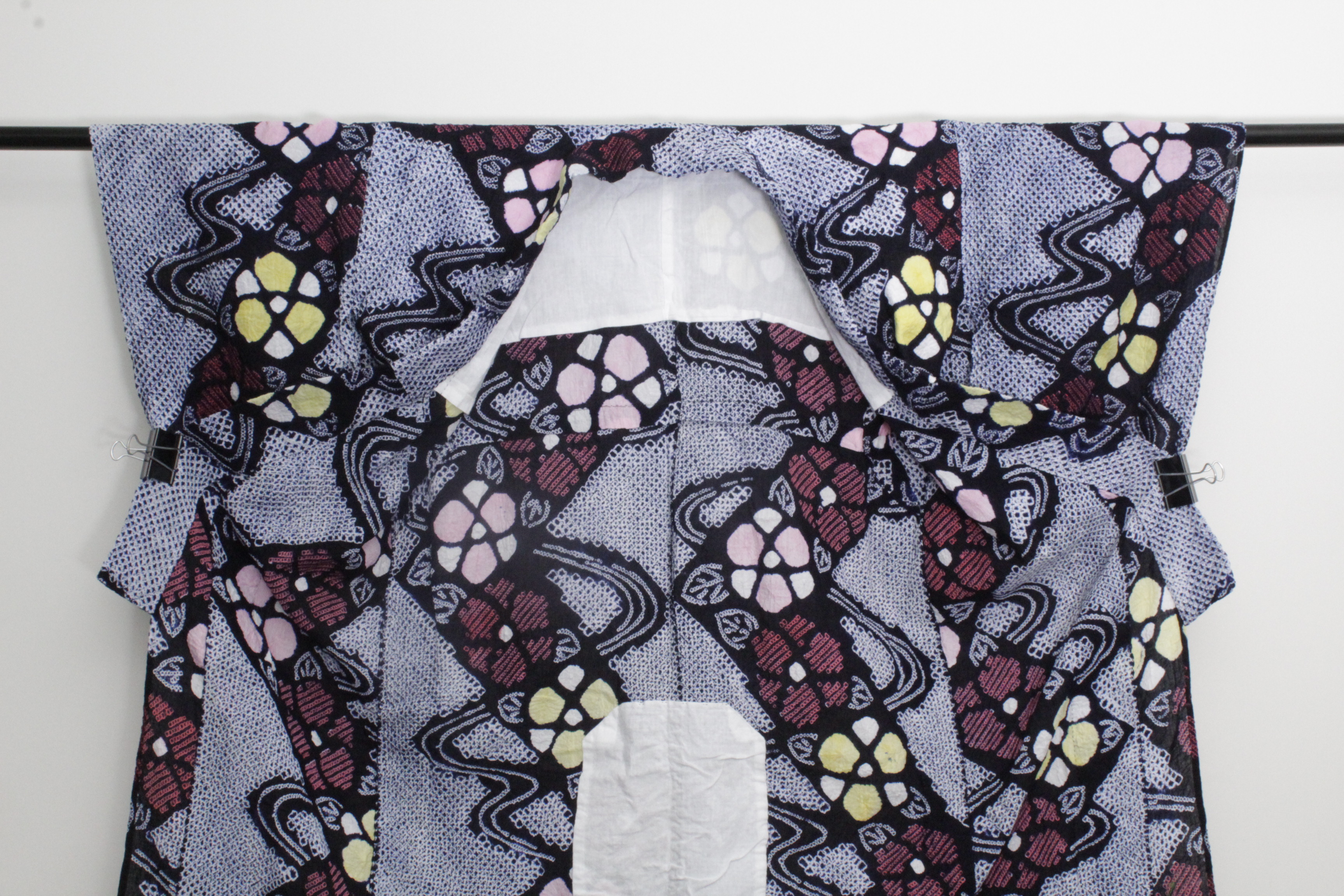 Circa 1950 Vintage Handwoven Cotton Kimono