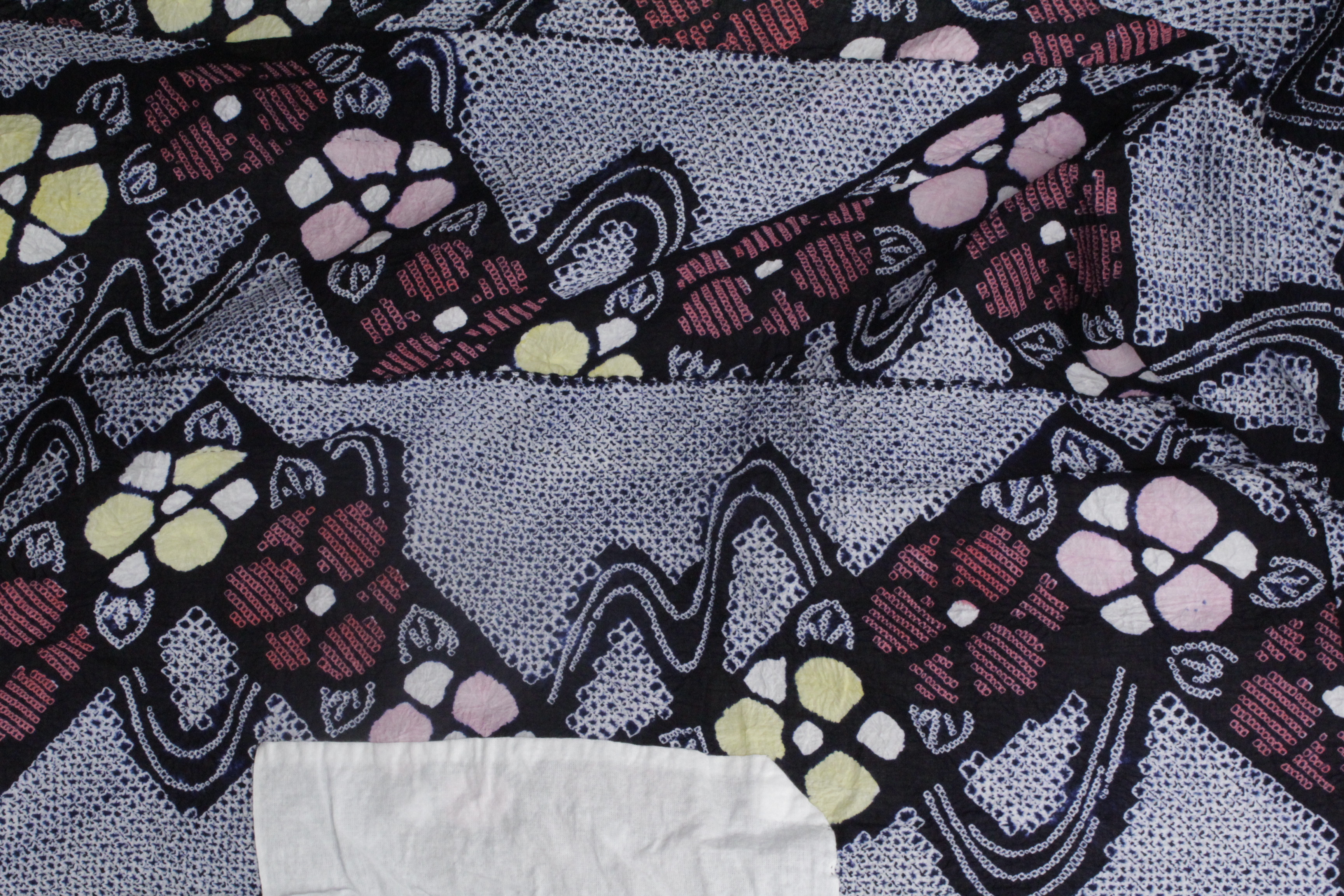 Circa 1950 Vintage Handwoven Cotton Kimono