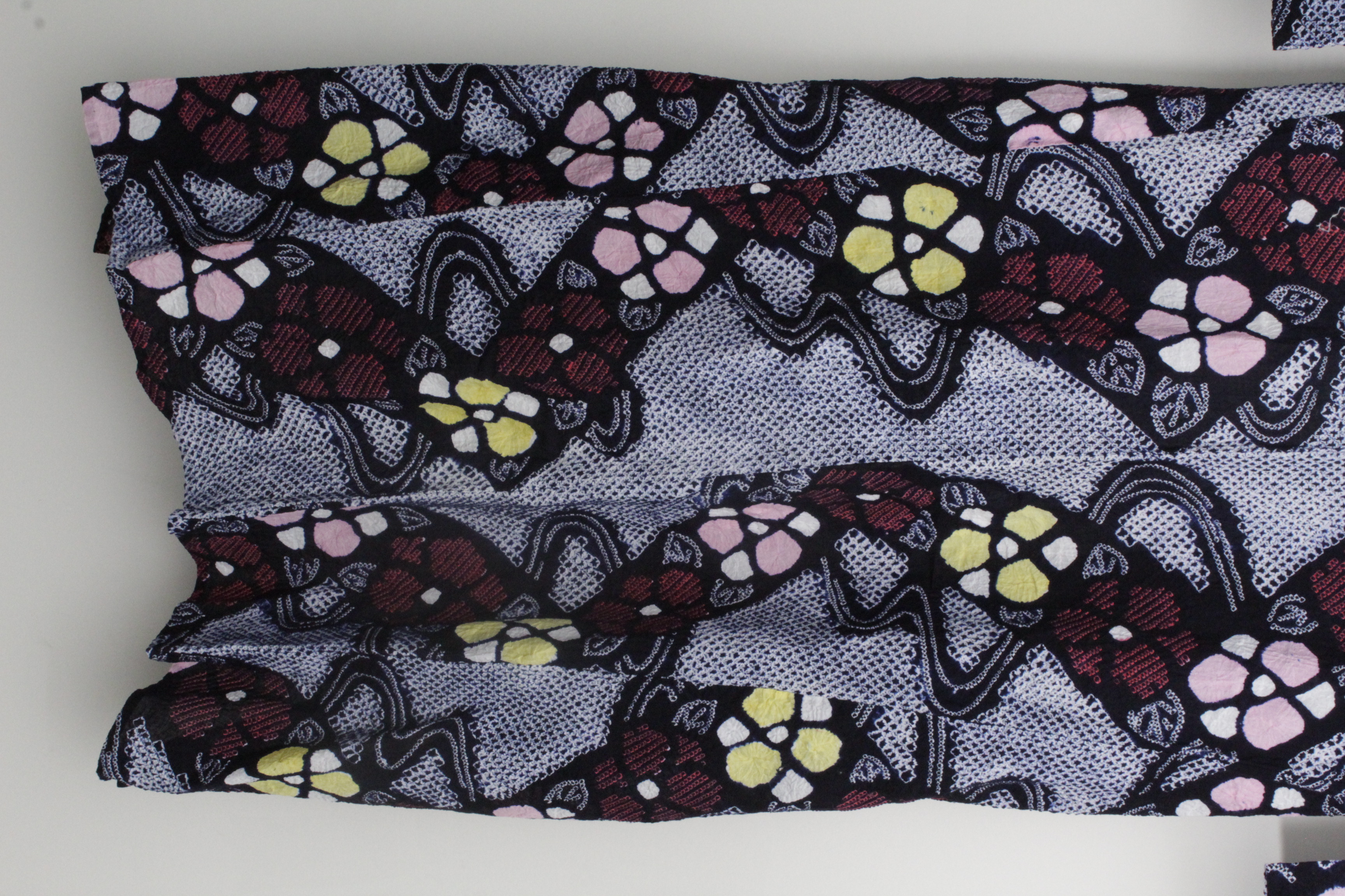 Circa 1950 Vintage Handwoven Cotton Kimono