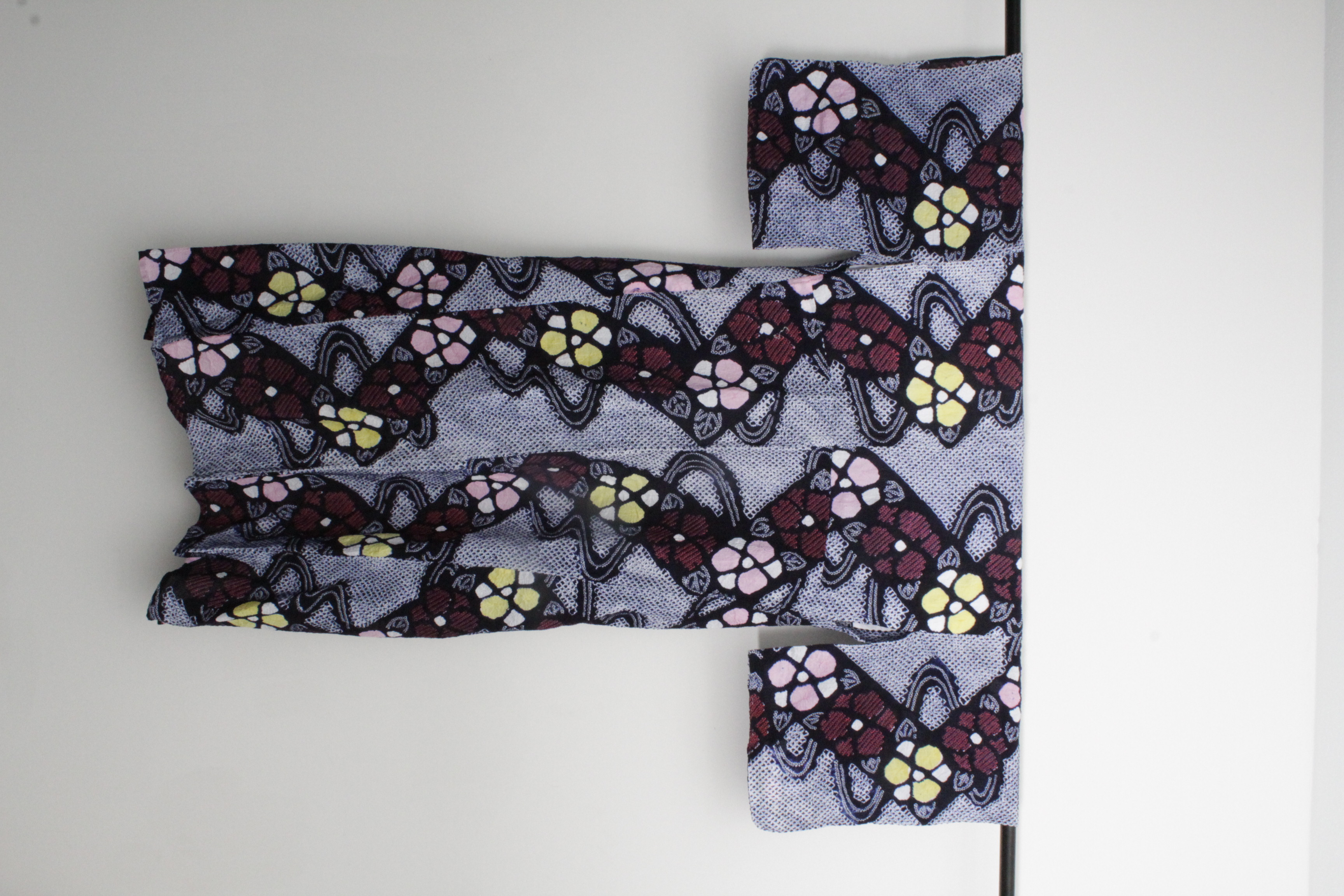 Circa 1950 Vintage Handwoven Cotton Kimono